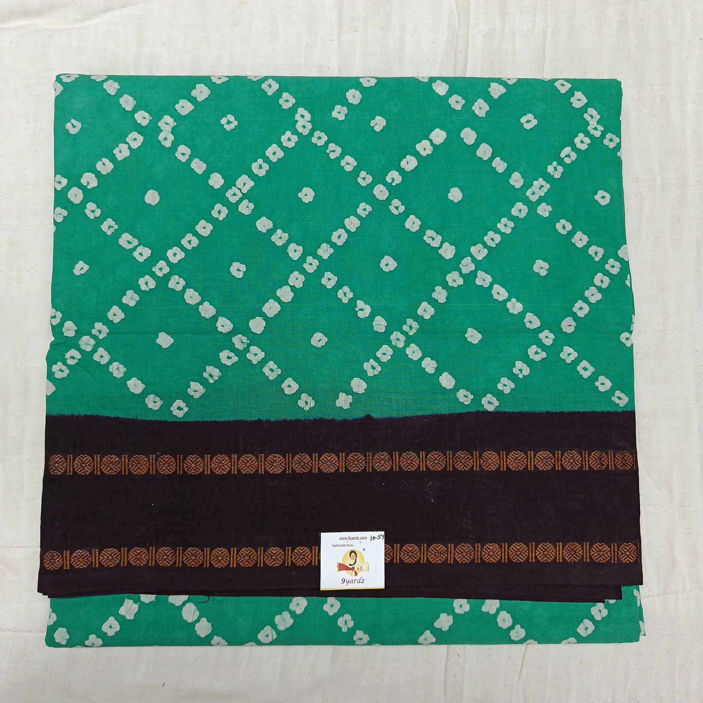 Sungudi bandani print 10.5 yards