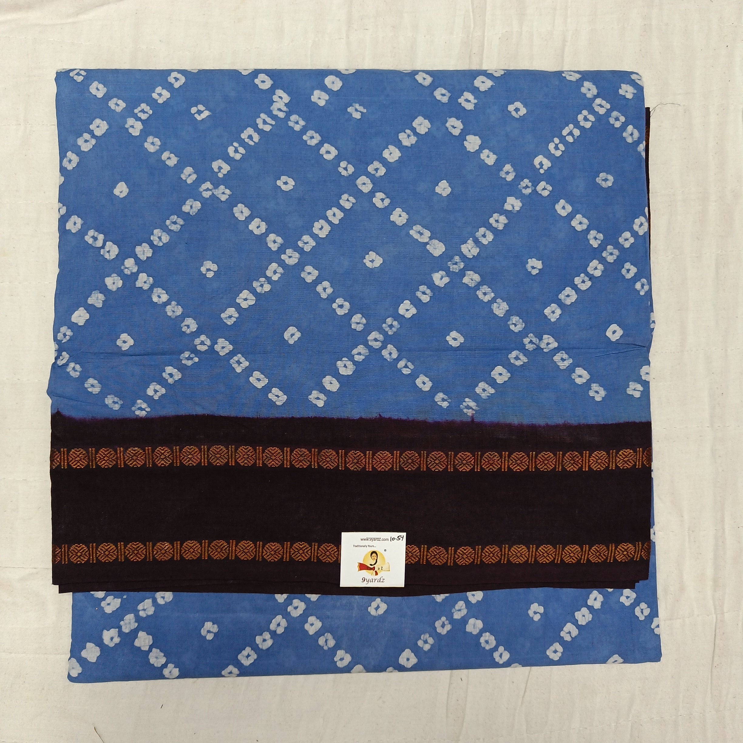 Sungudi bandani print 10.5 yards