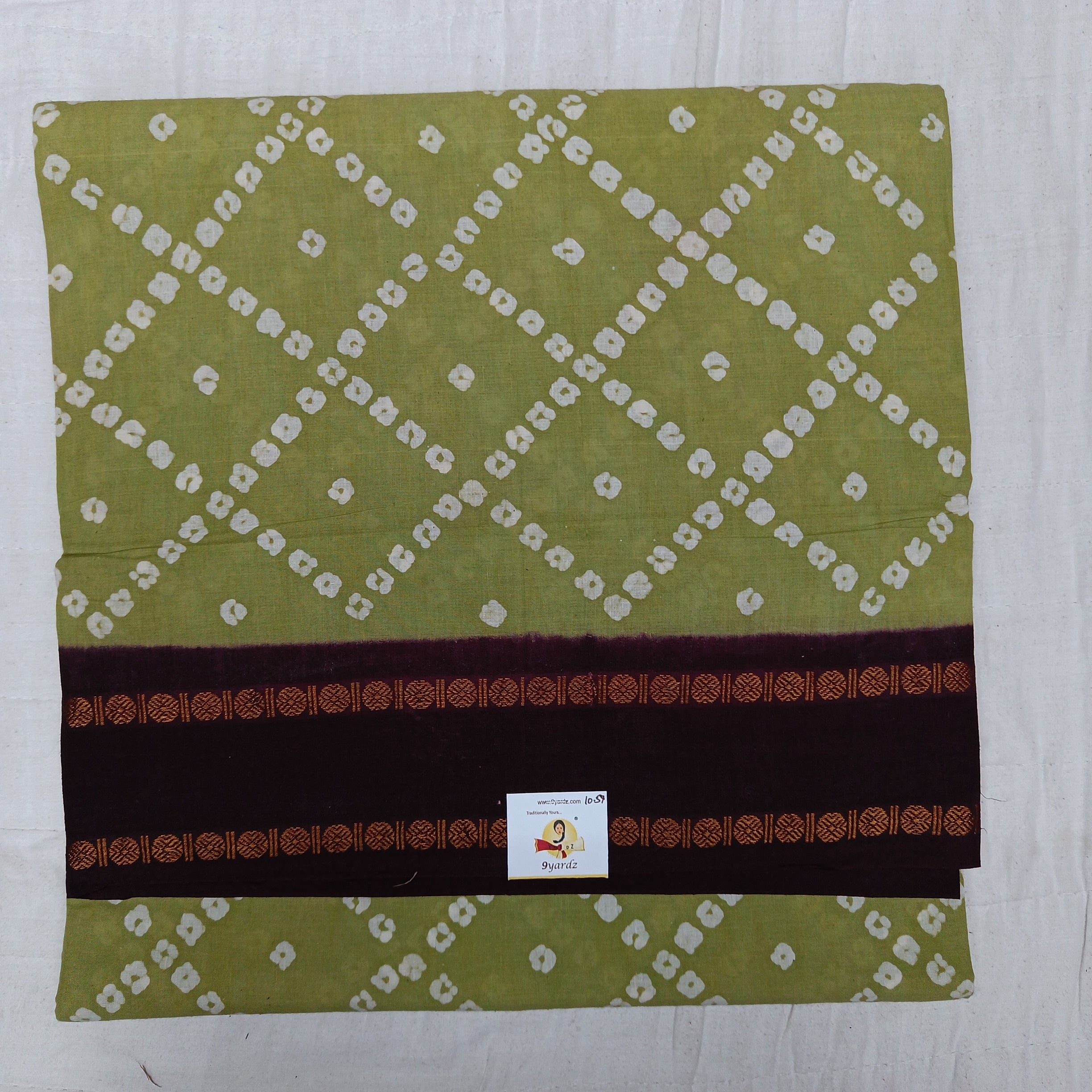 Sungudi bandani print 10.5 yards