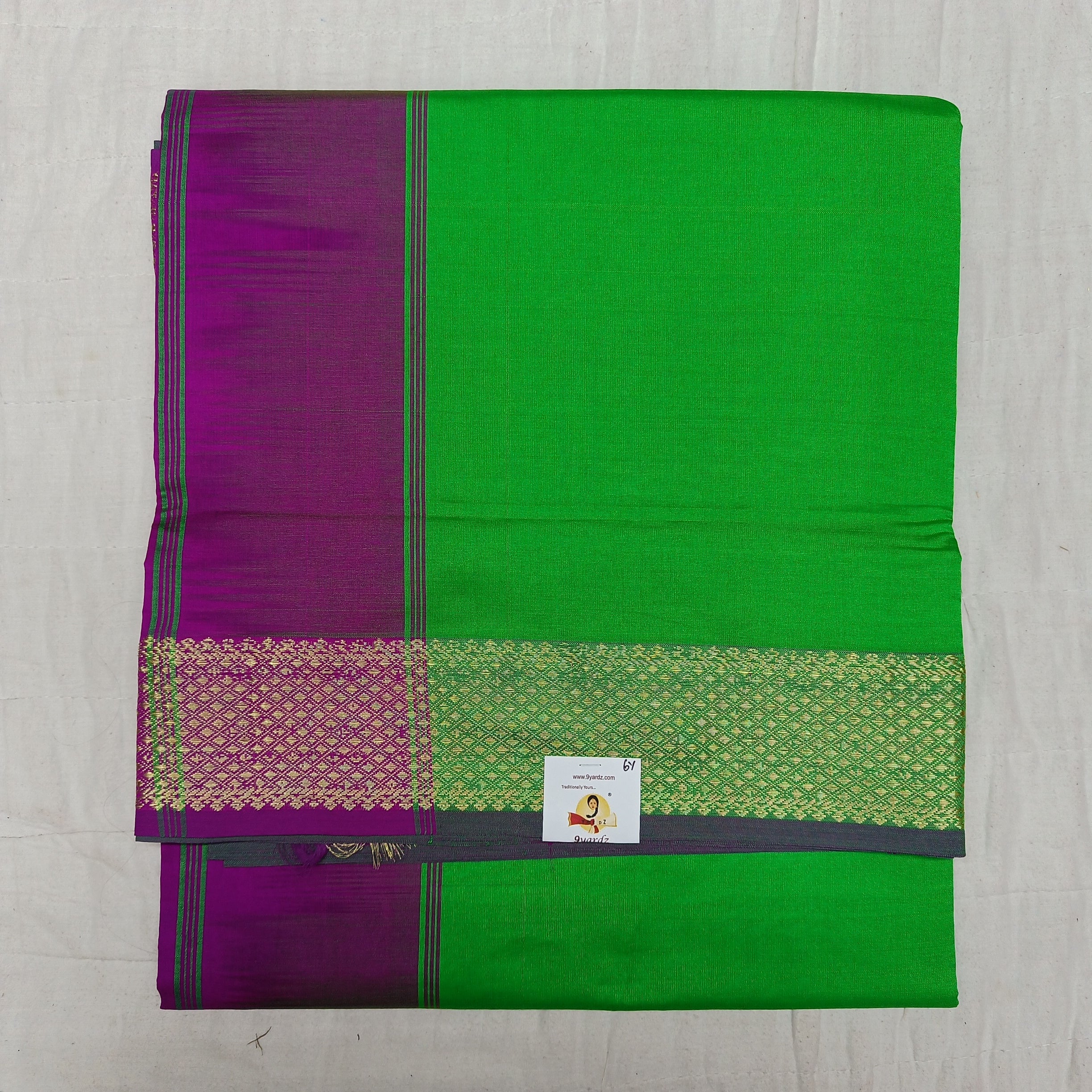 Semi silk plain 6Yards