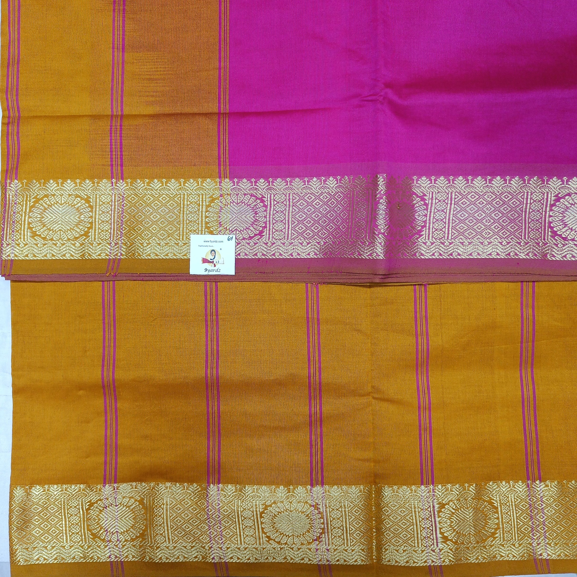 Semi silk plain 6Yards