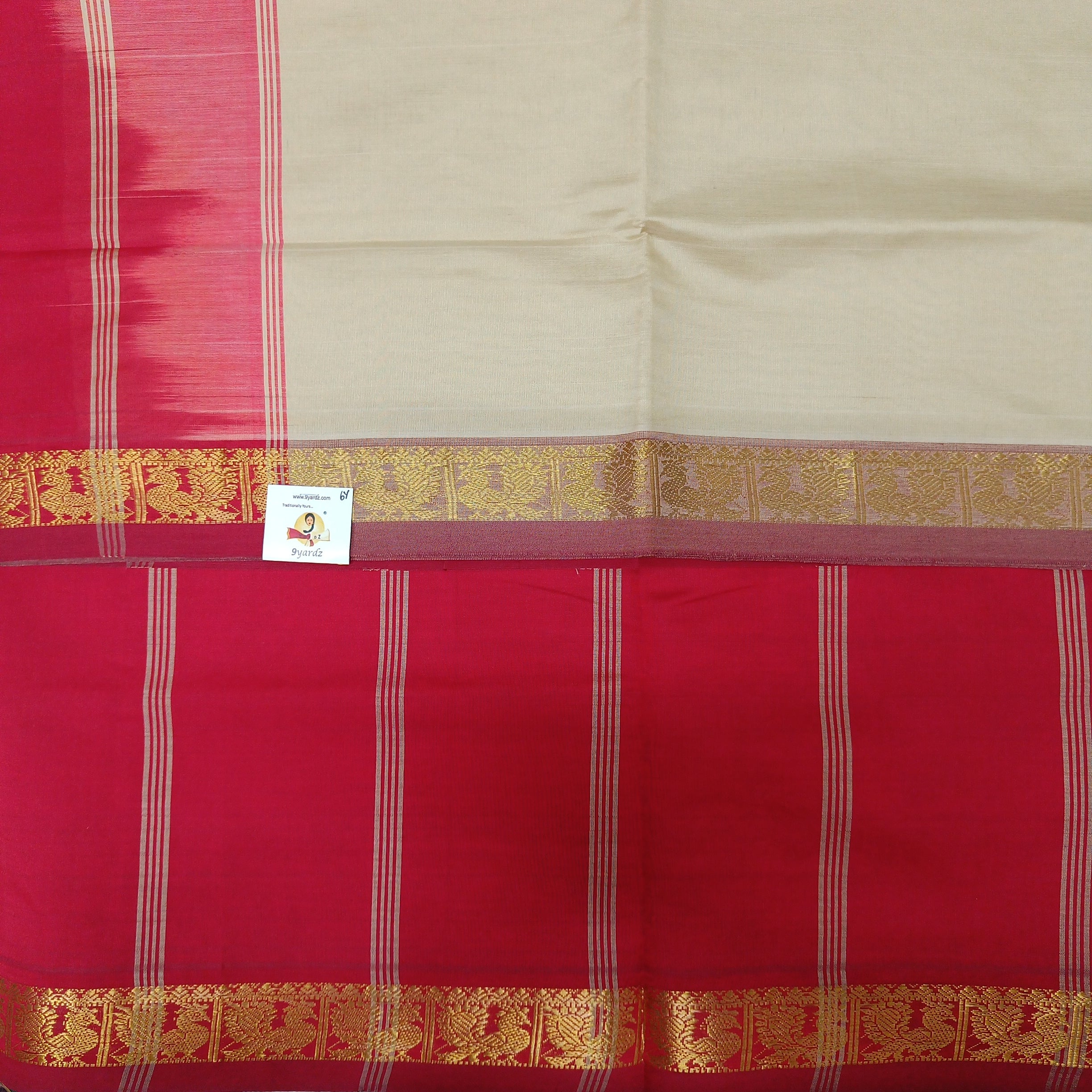 Semi silk plain 6Yards