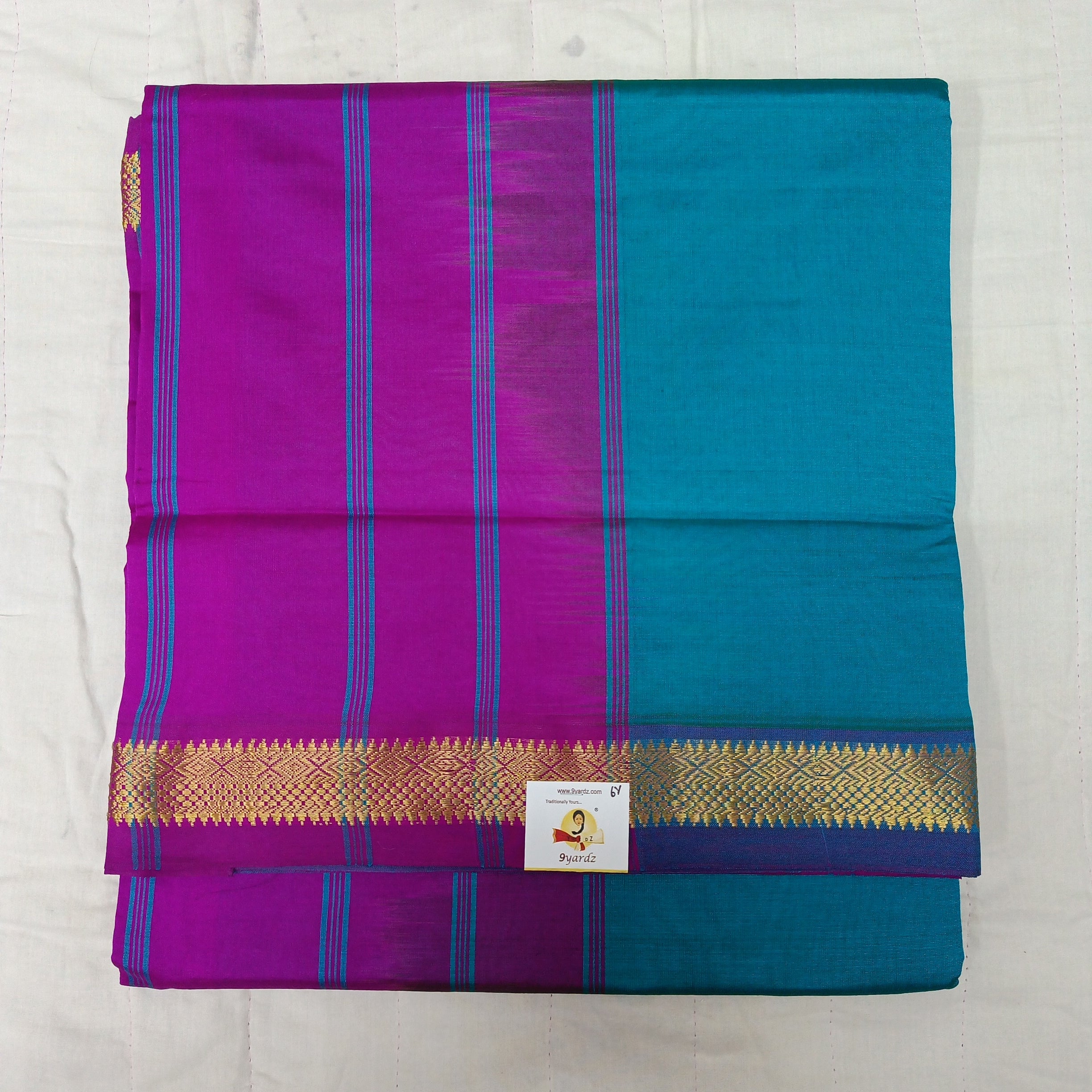 Semi silk plain 6Yards