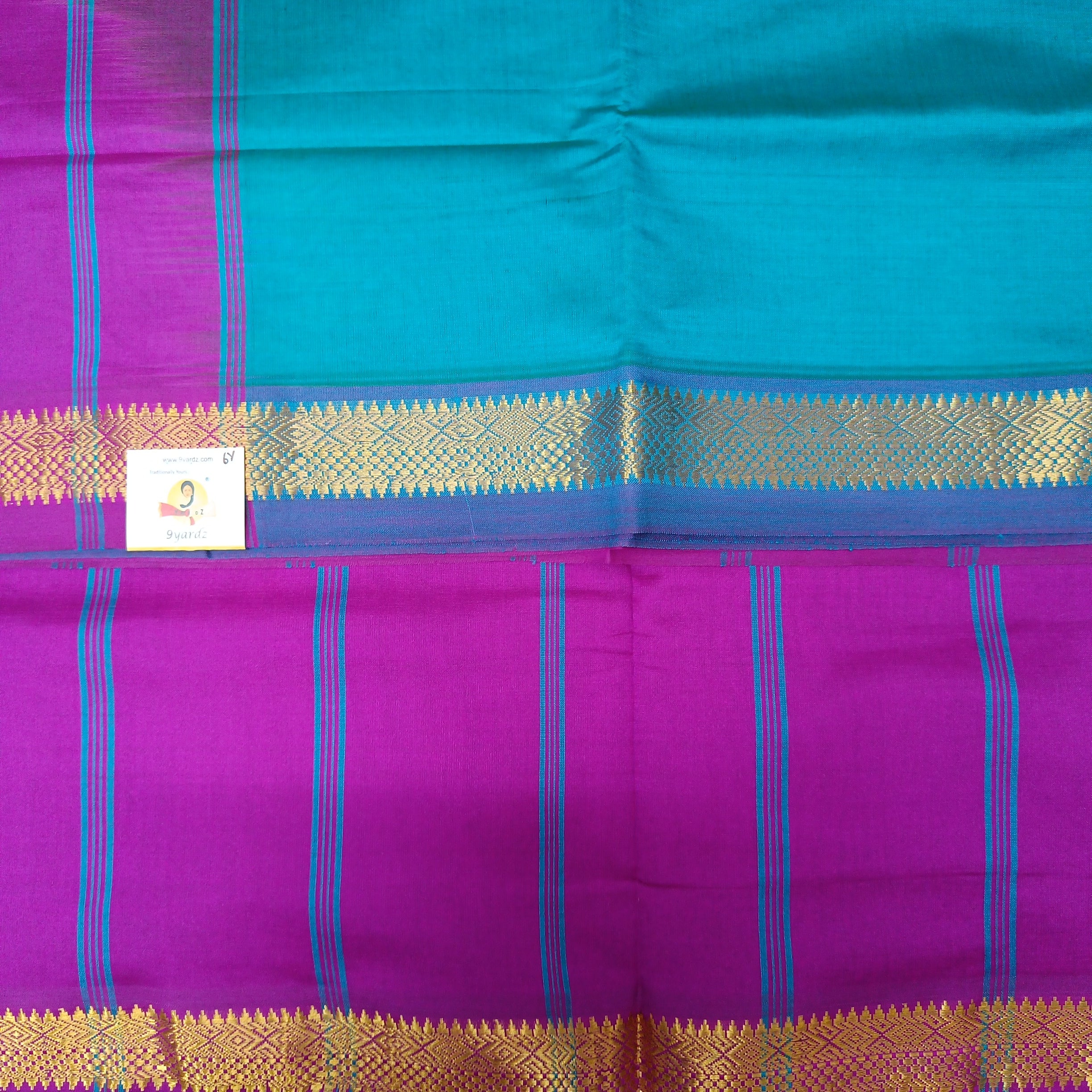 Semi silk plain 6Yards