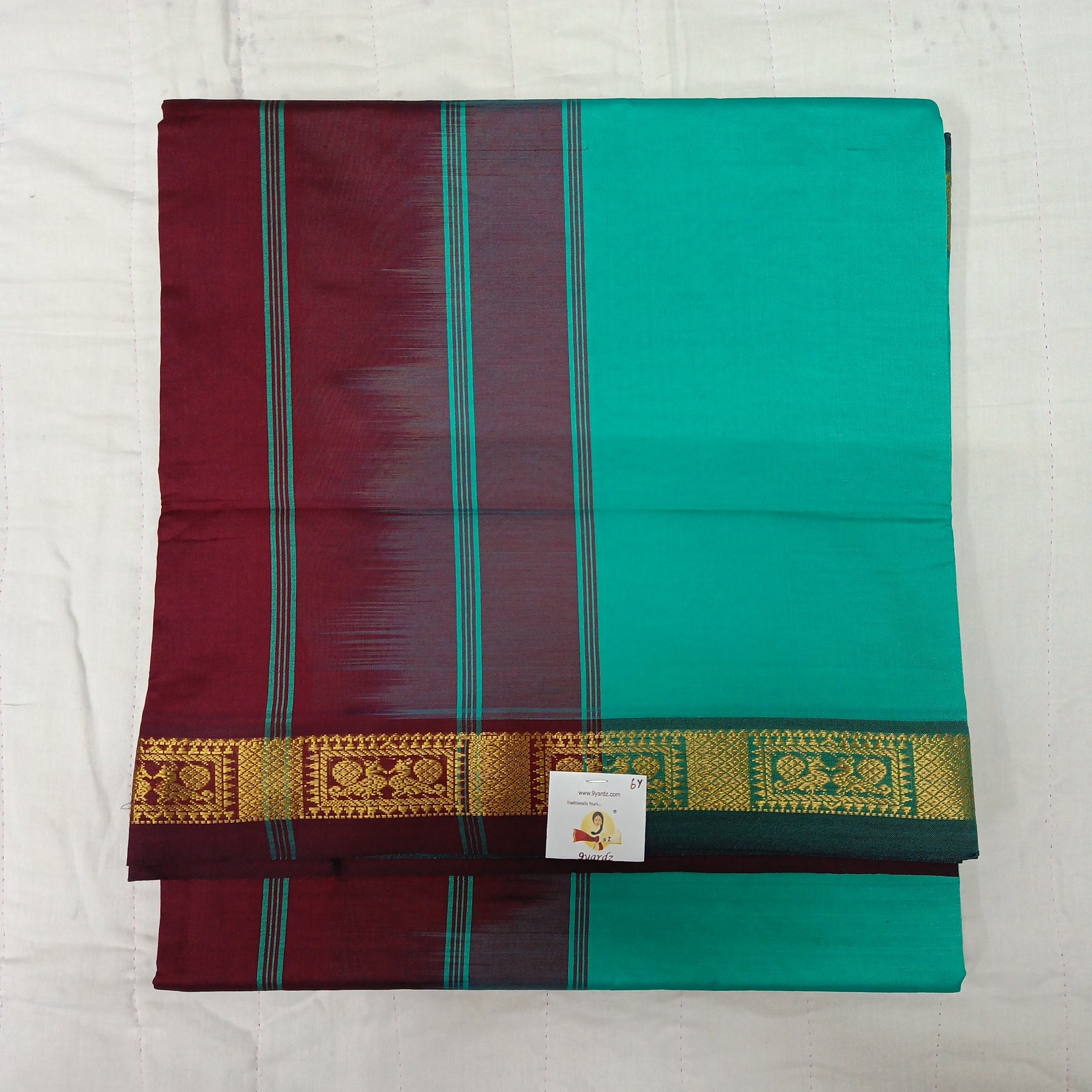 Semi silk plain 6Yards