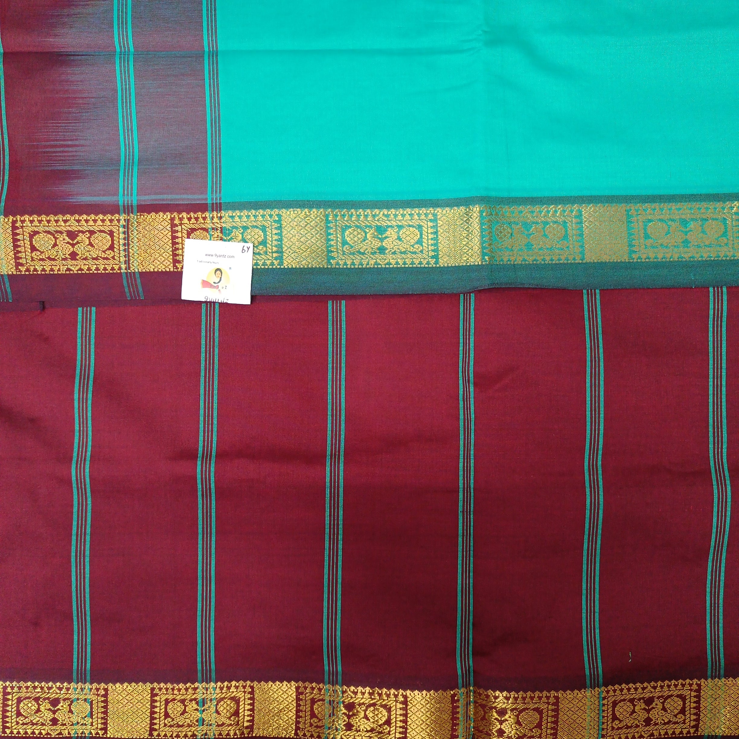 Semi silk plain 6Yards