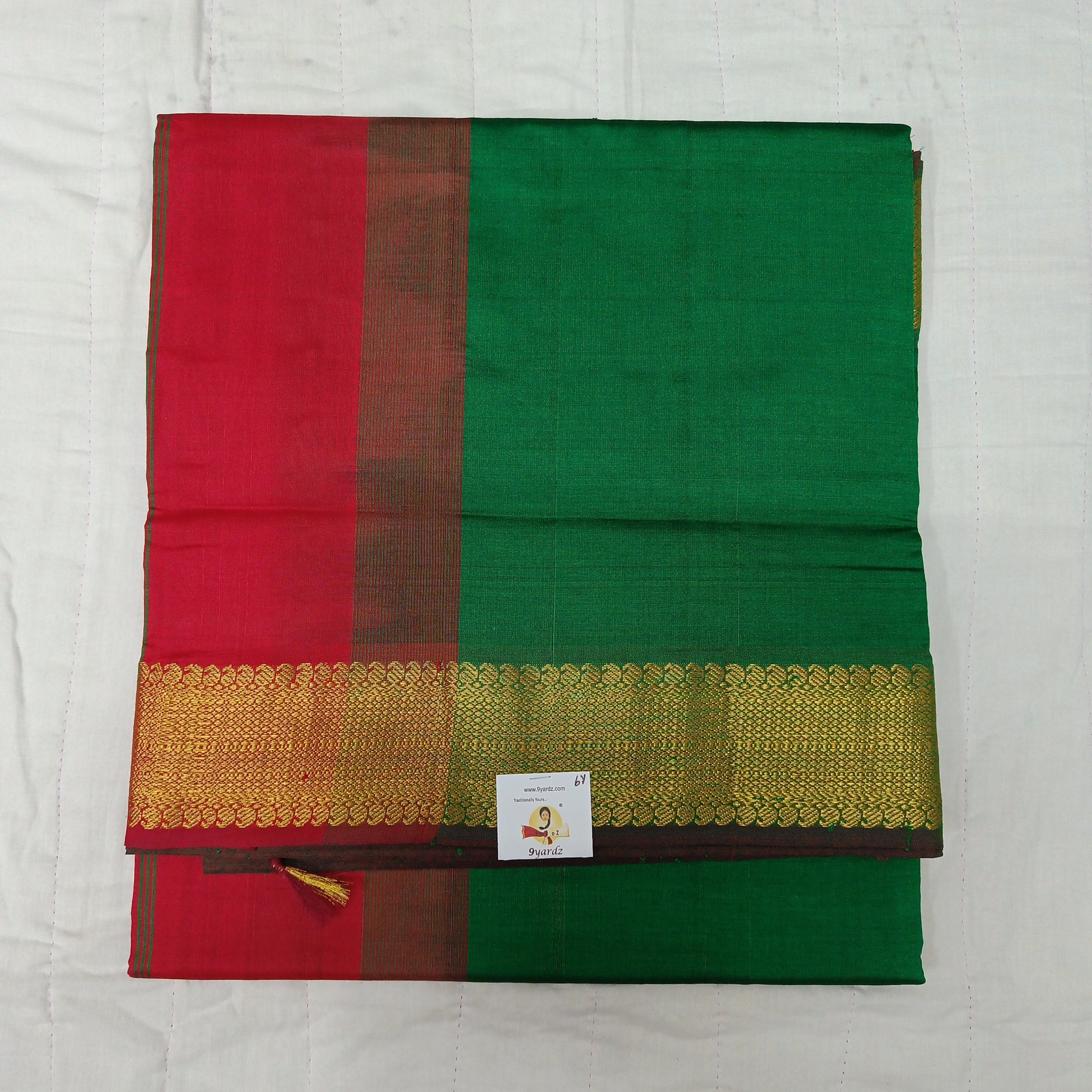Semi silk plain 6Yards
