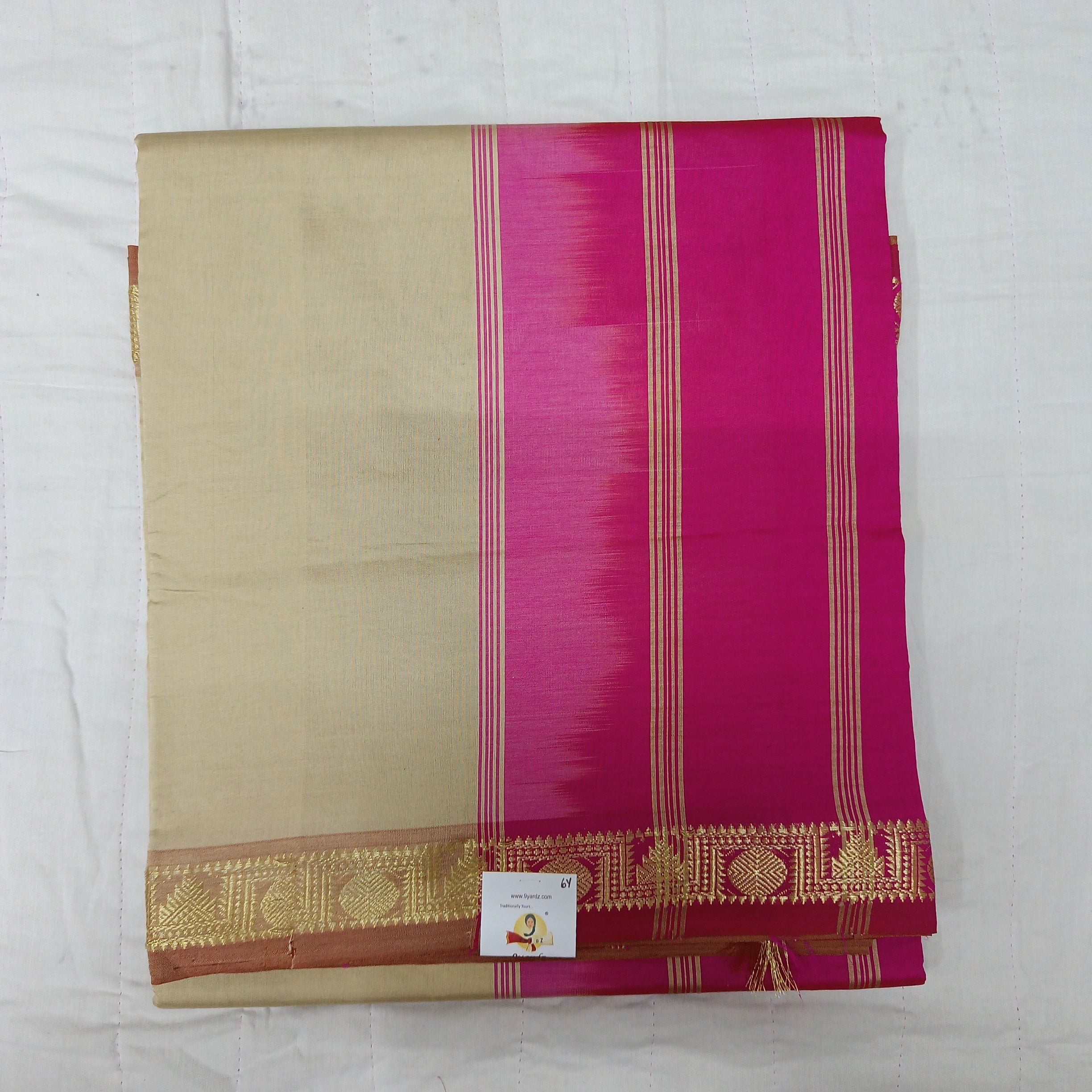Semi silk plain 6Yards