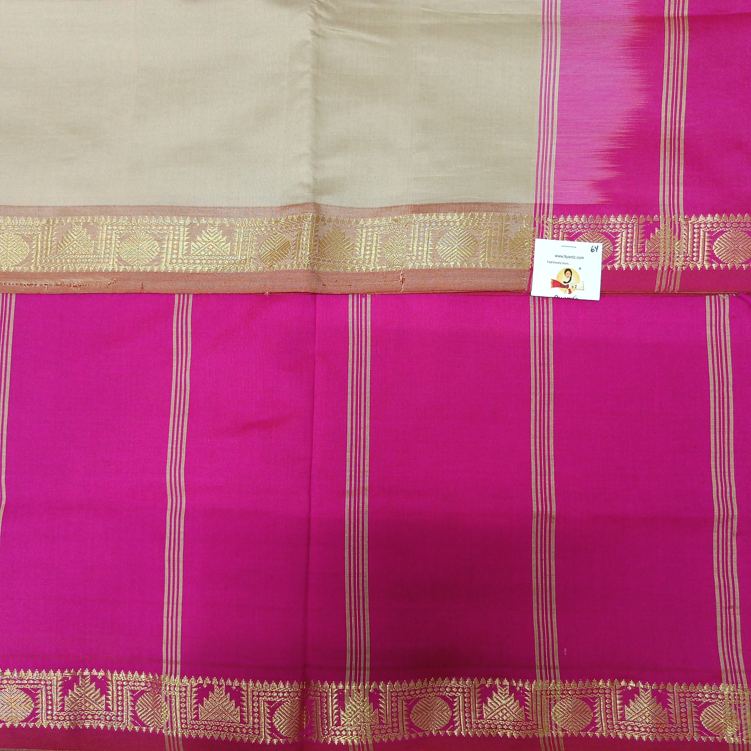 Semi silk plain 6Yards