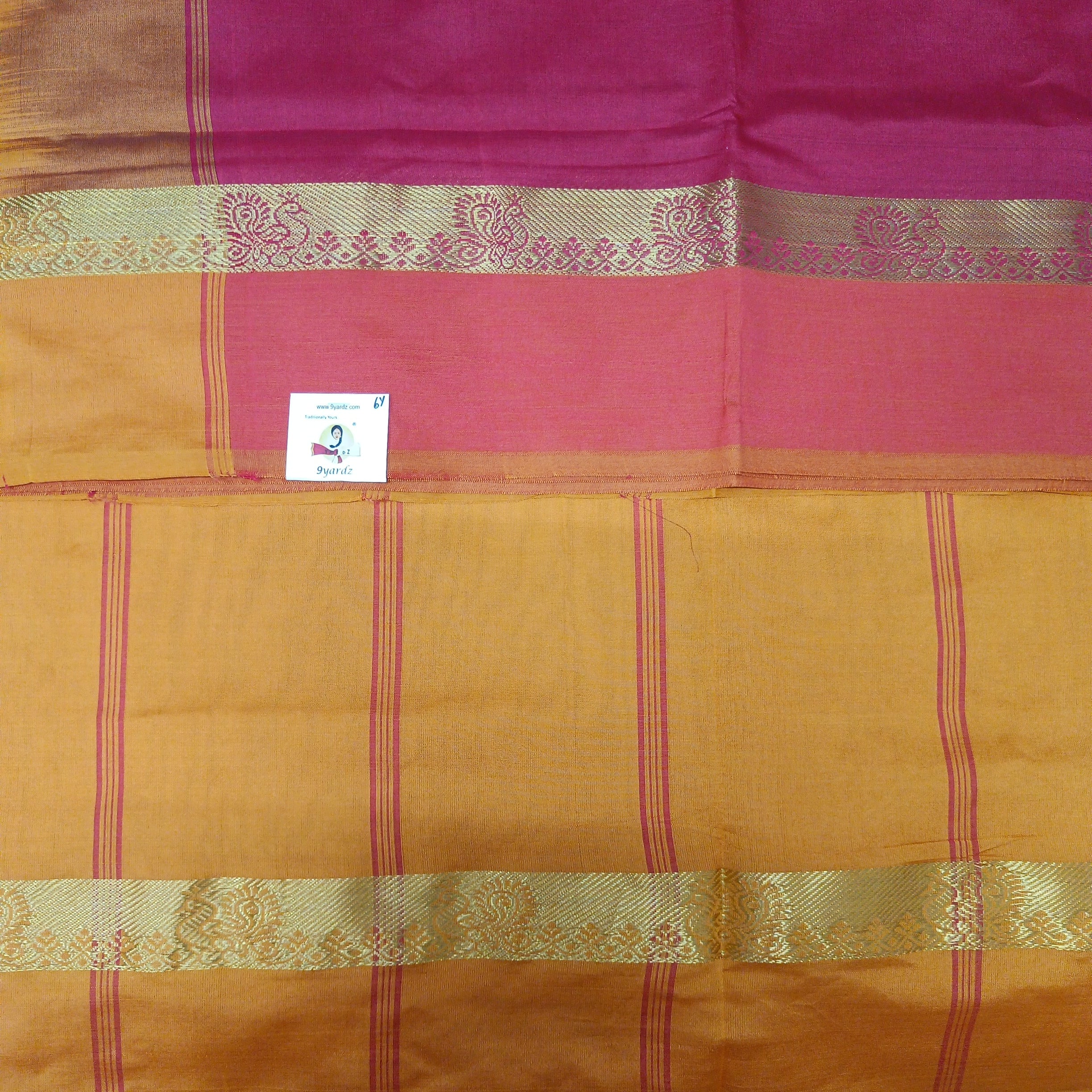 Semi silk plain 6Yards