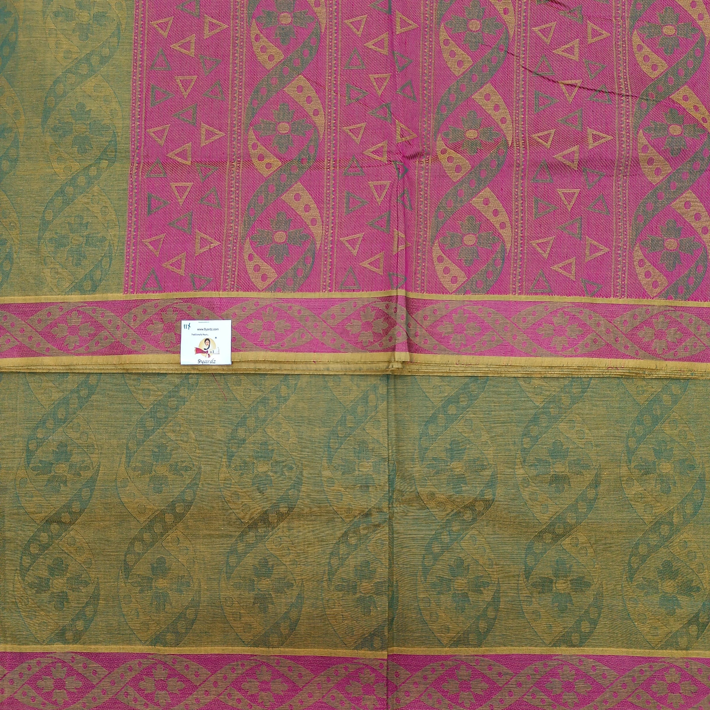 Rich Cotton Embossed sarees