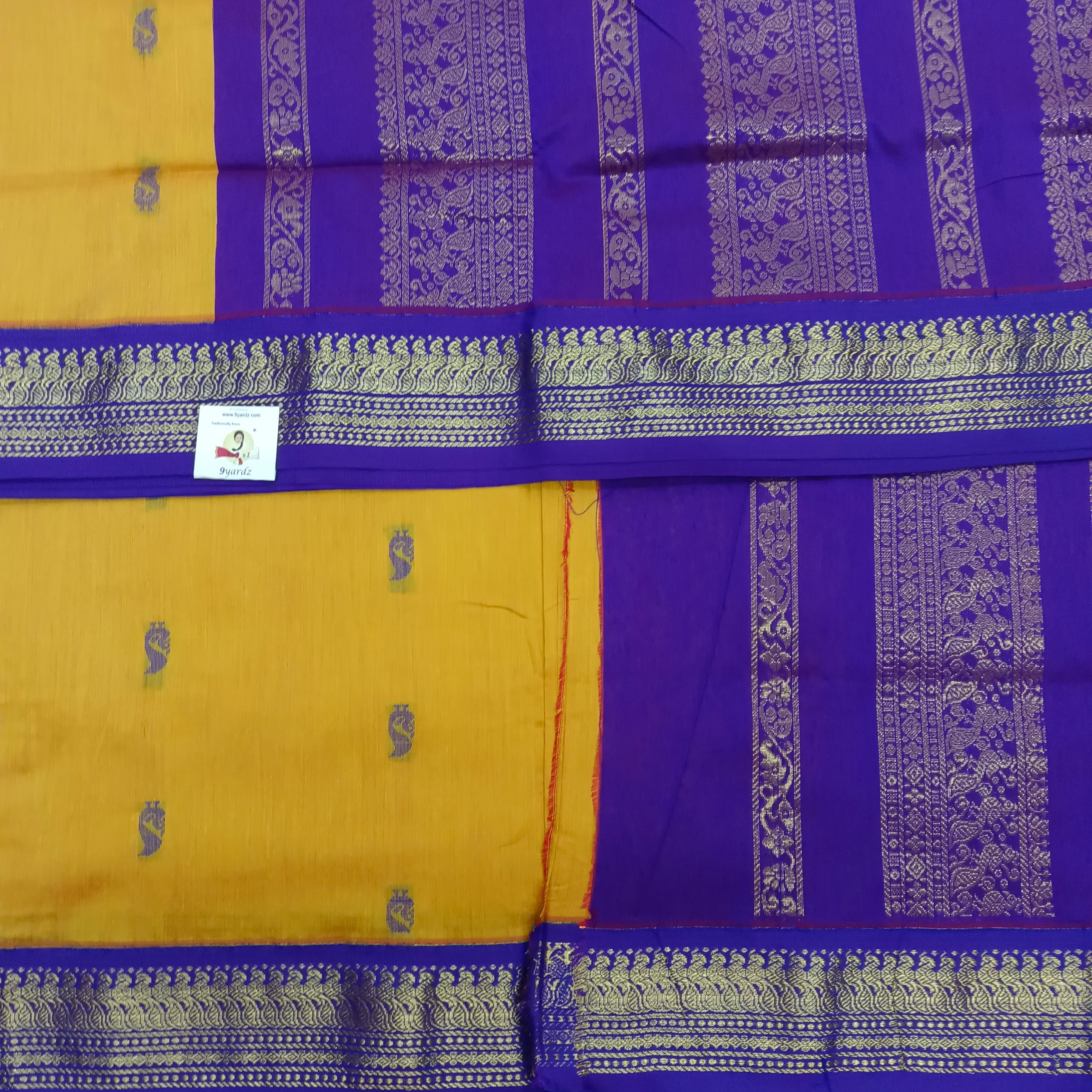 Kalyani Cotton Butta  9.5yards