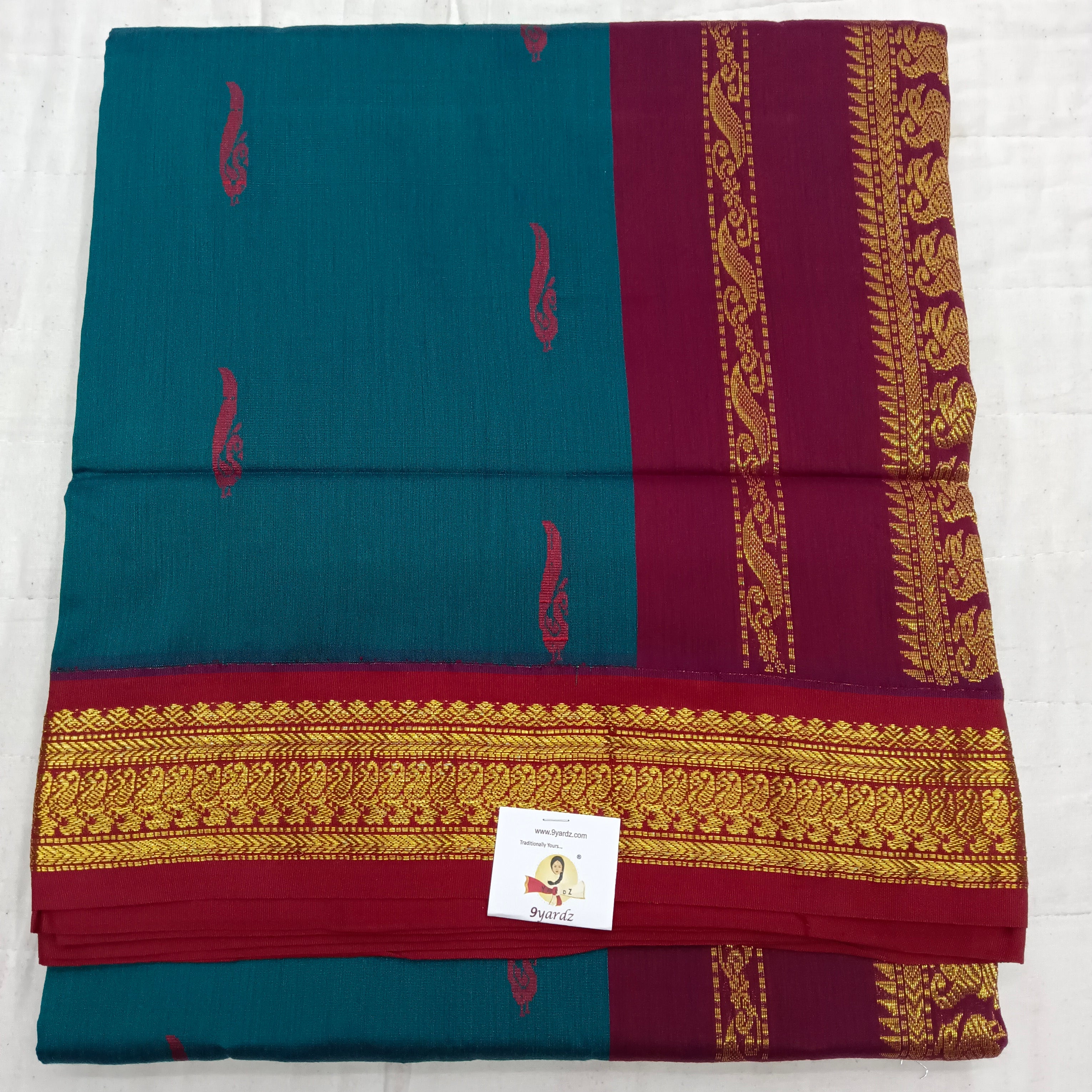 Kalyani Cotton Butta  9.5yards