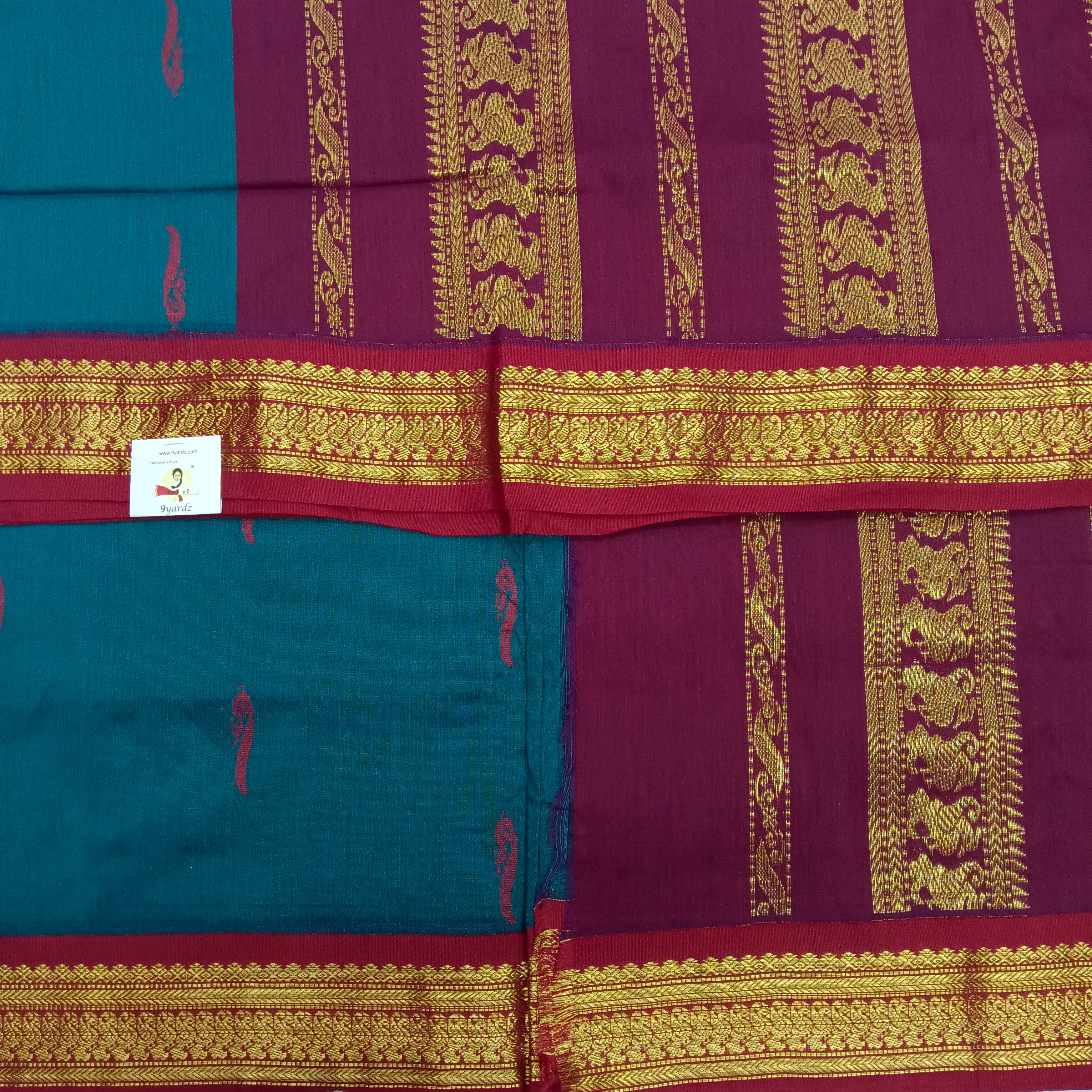 Kalyani Cotton Butta  9.5yards