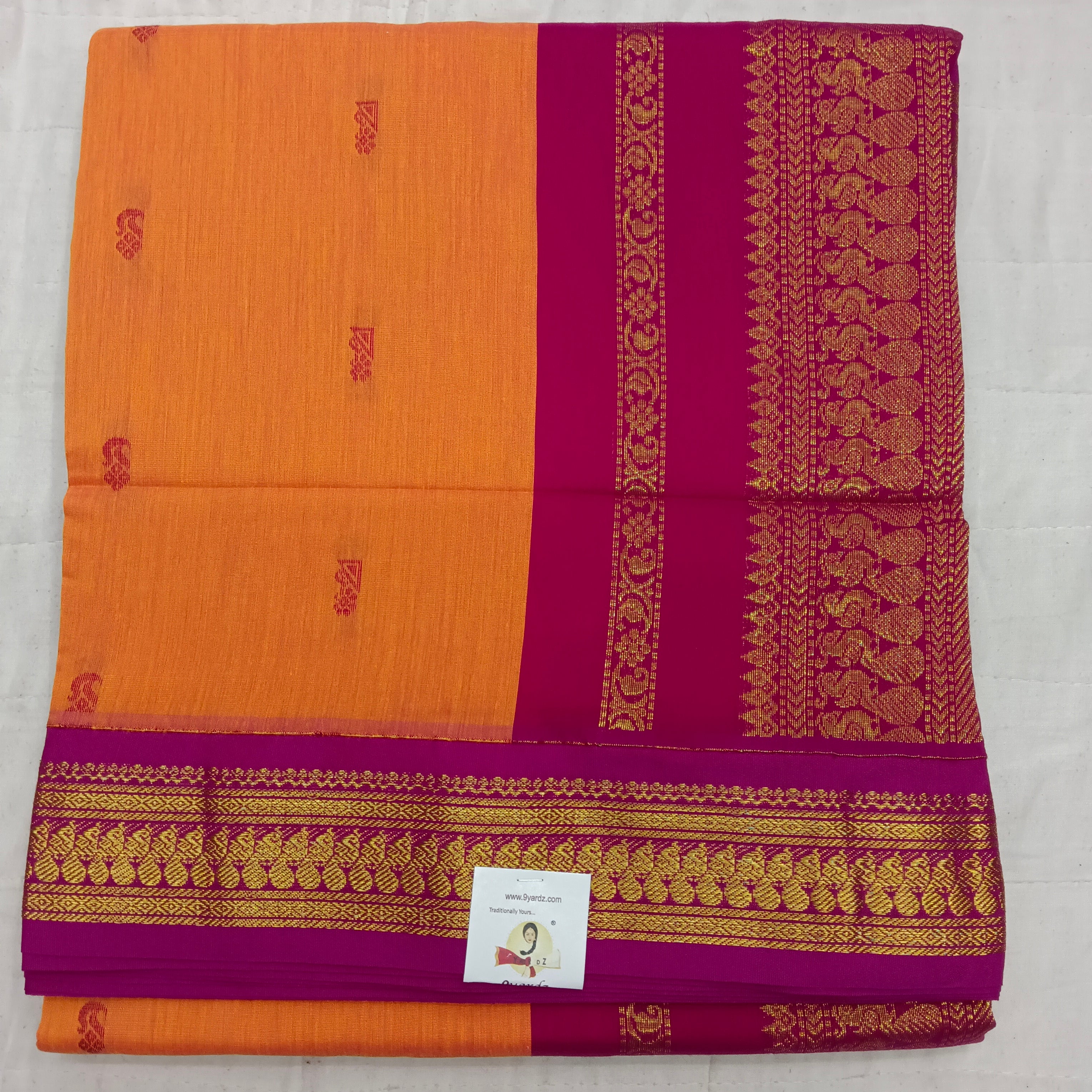 Kalyani Cotton Butta  9.5yards