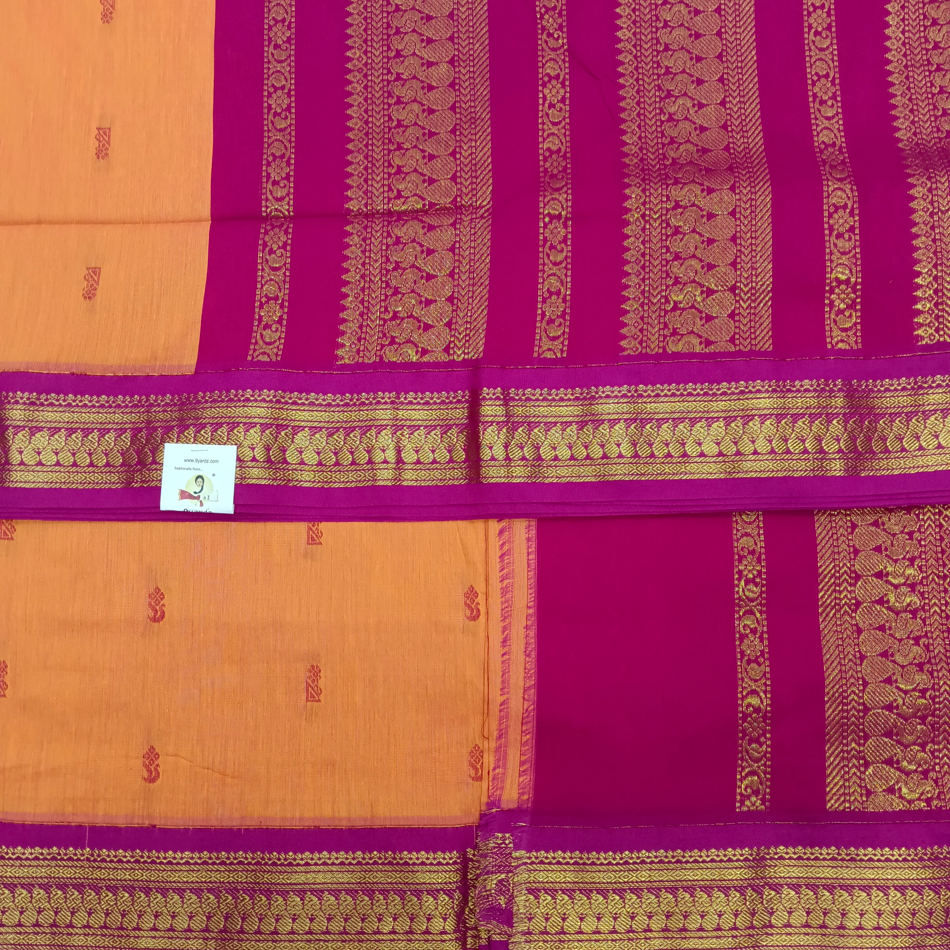 Kalyani Cotton Butta  9.5yards