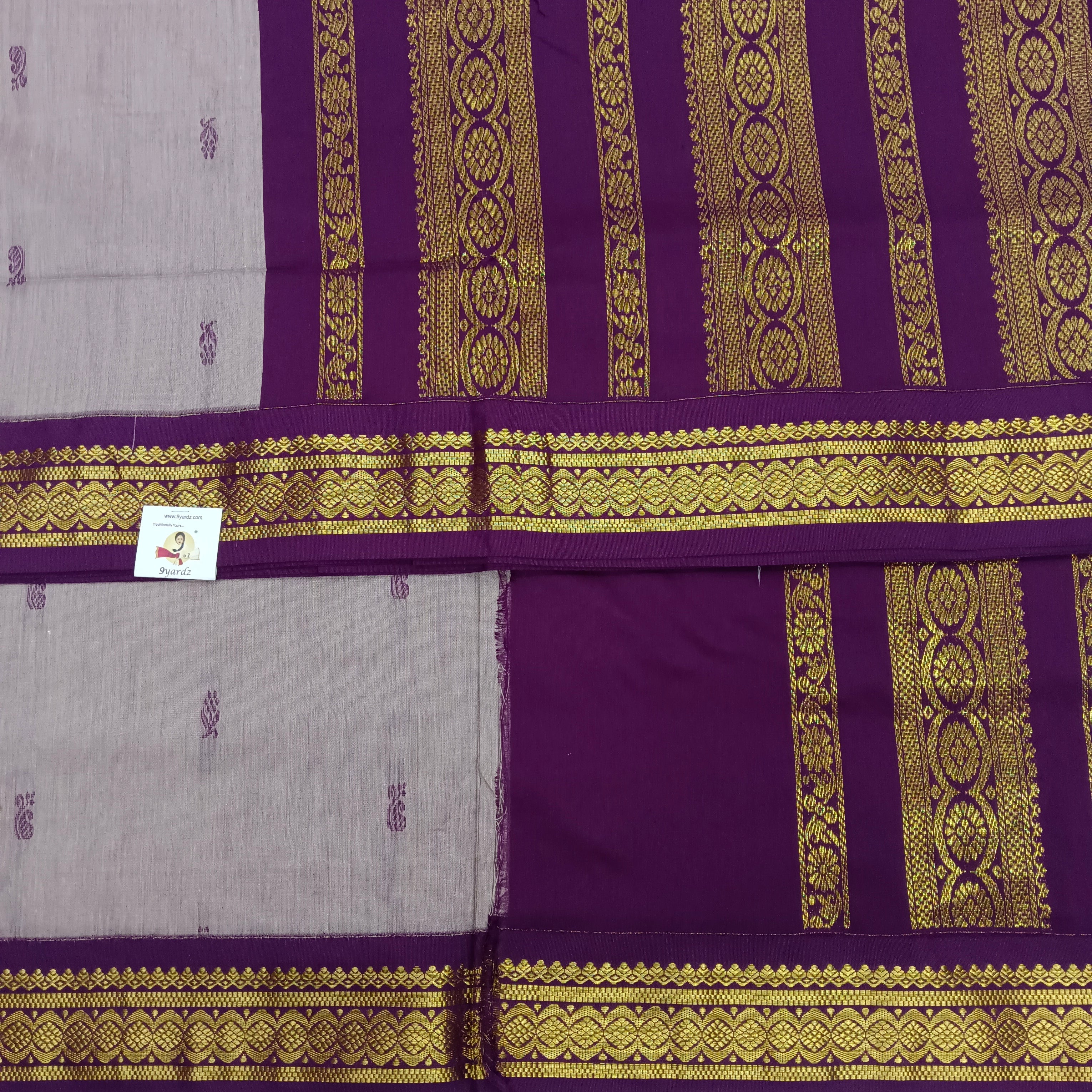 Kalyani Cotton Butta  9.5yards