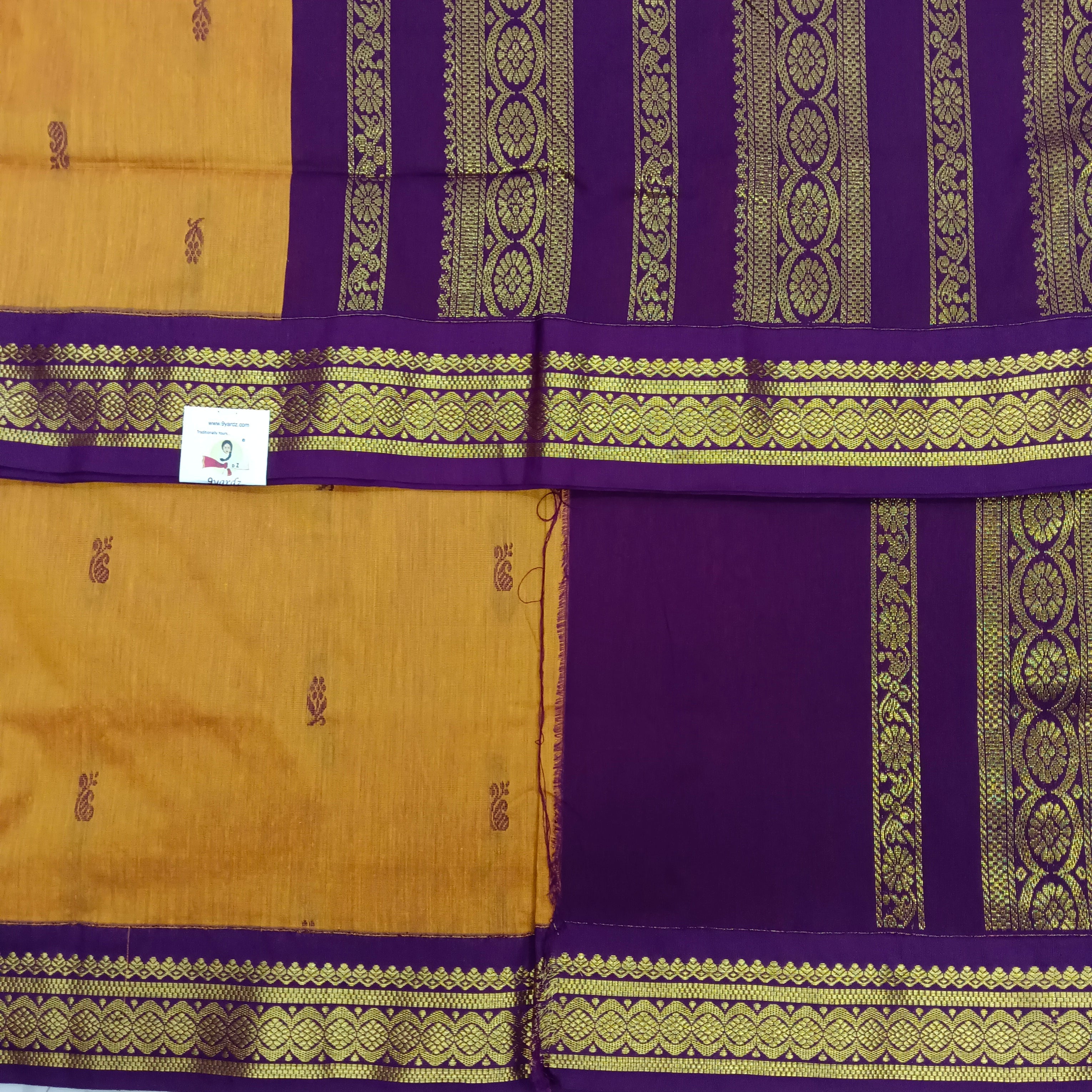 Kalyani Cotton Butta  9.5yards