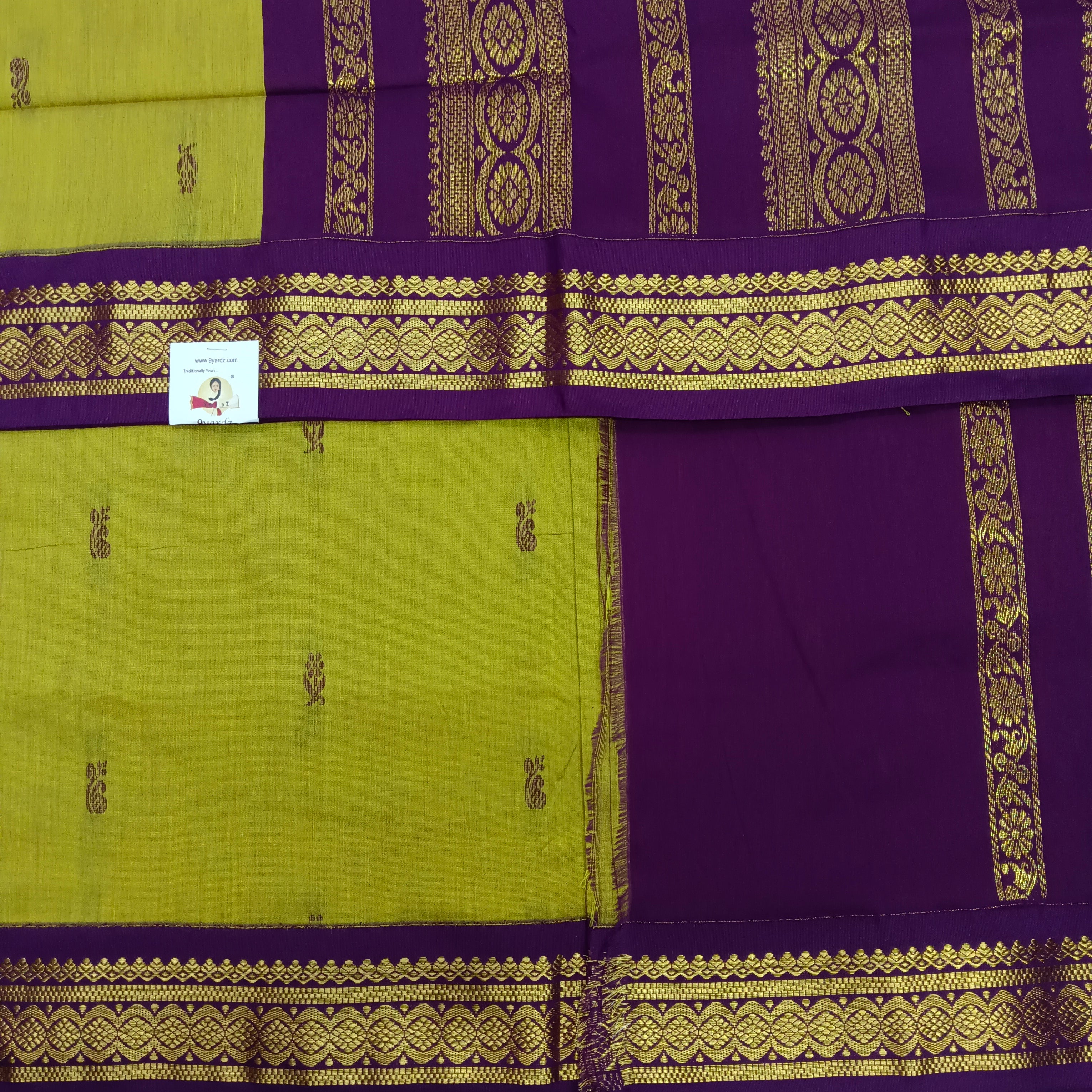 Kalyani Cotton Butta  9.5yards
