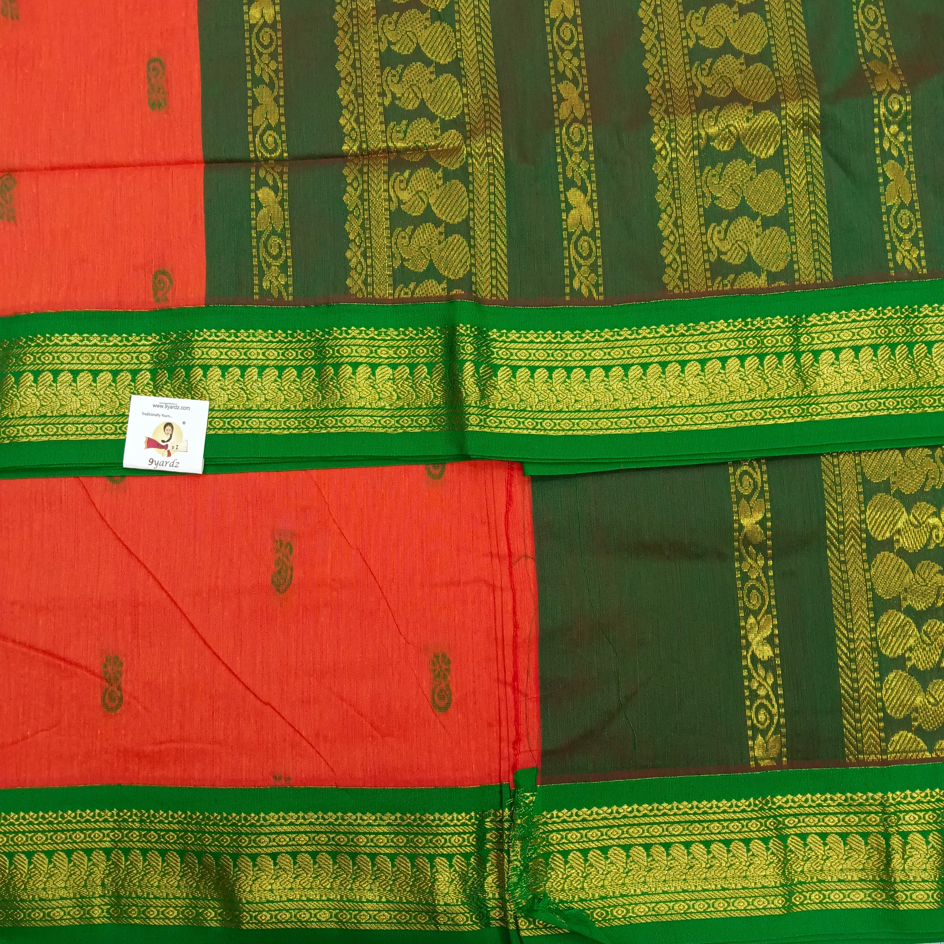 Kalyani Cotton Butta  9.5yards