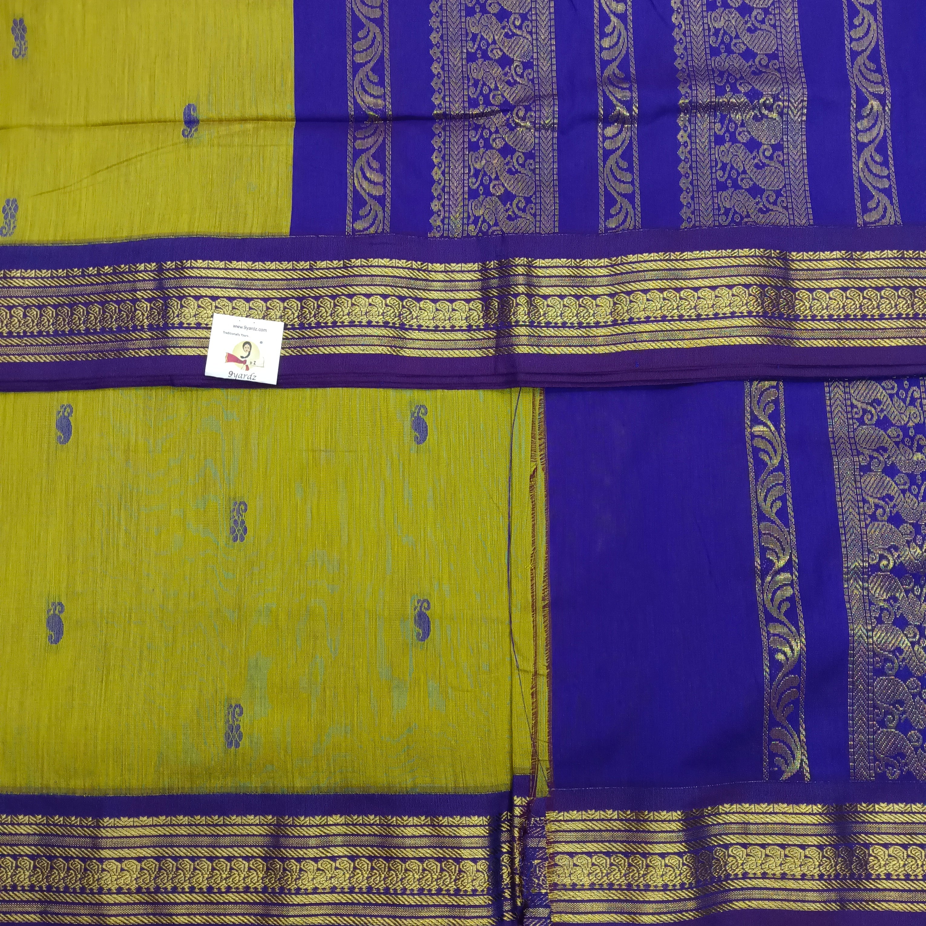Kalyani Cotton Butta  9.5yards