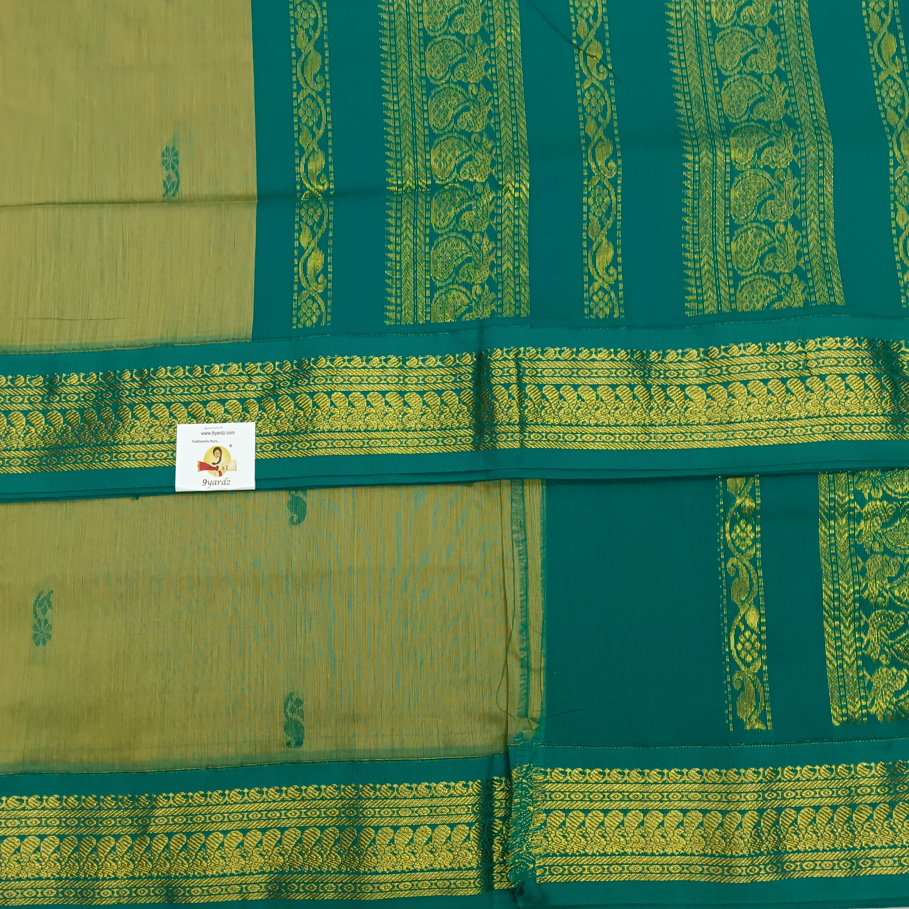 l Kalyani Cotton Butta  9.5yards