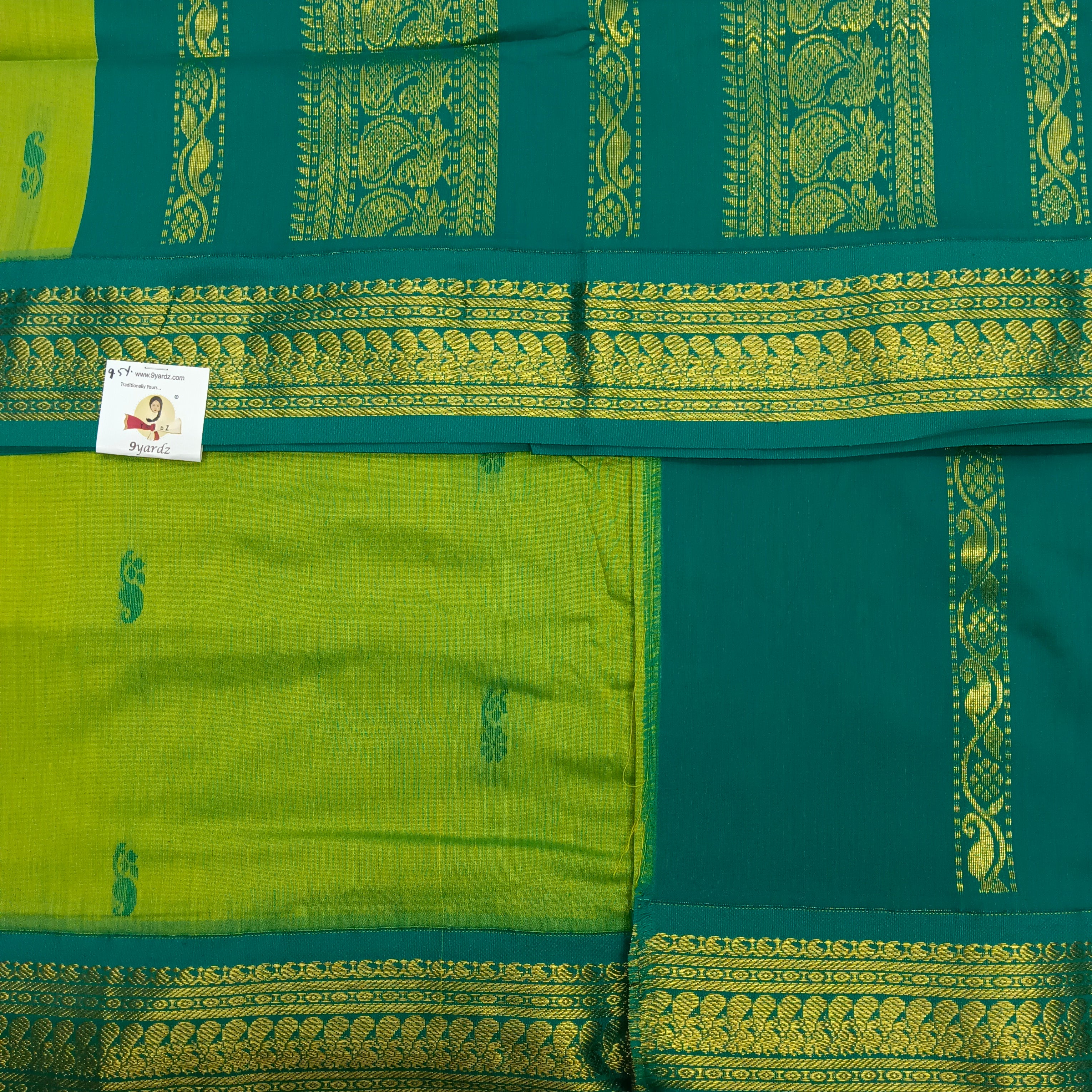 Kalyani Cotton Butta  9.5yards