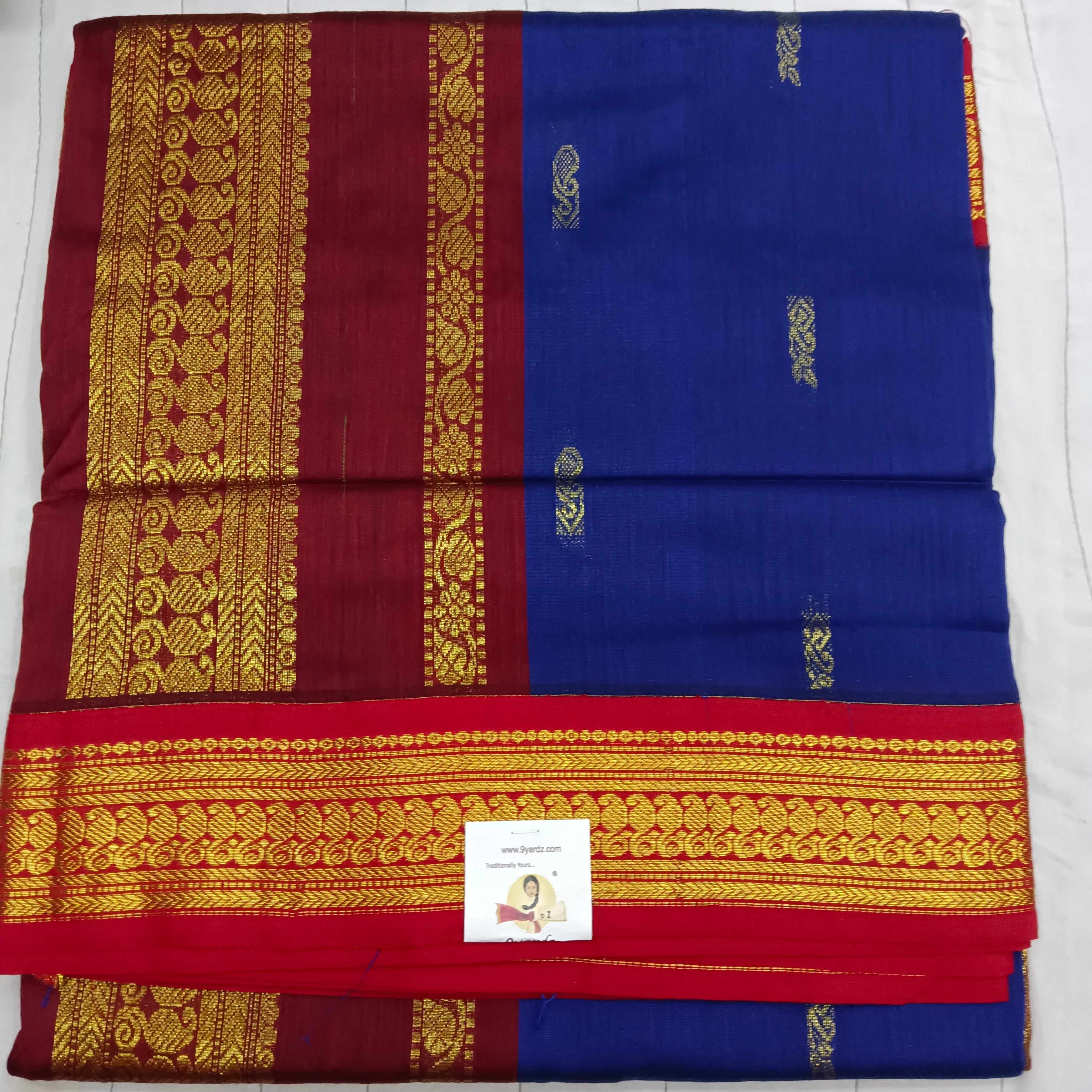 Kalyani Cotton Butta  9.5yards