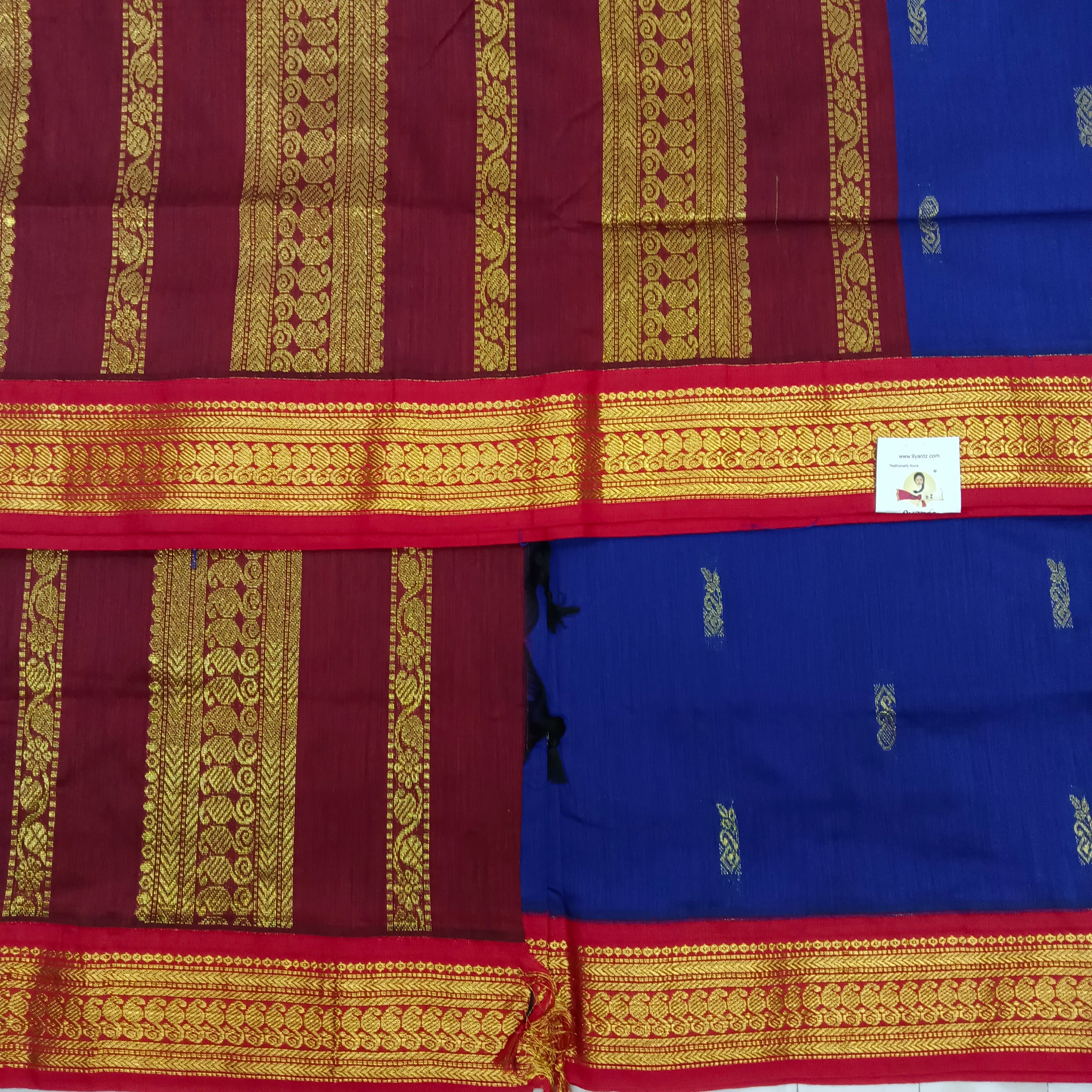 Kalyani Cotton Butta  9.5yards