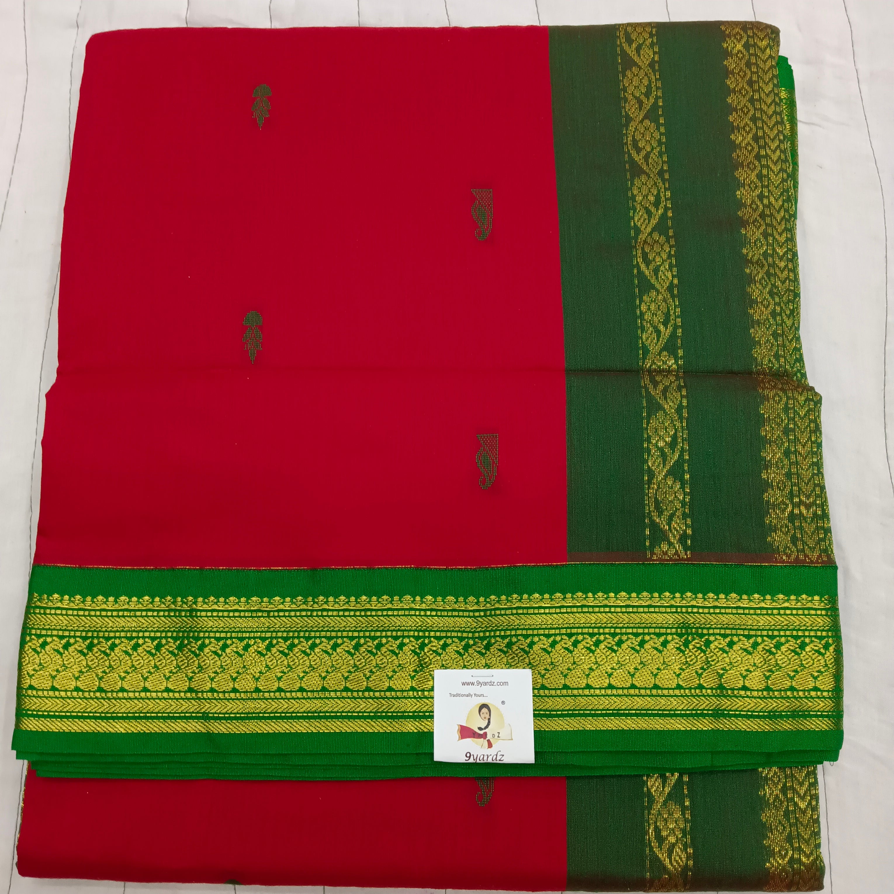 Kalyani Cotton Butta  9.5yards