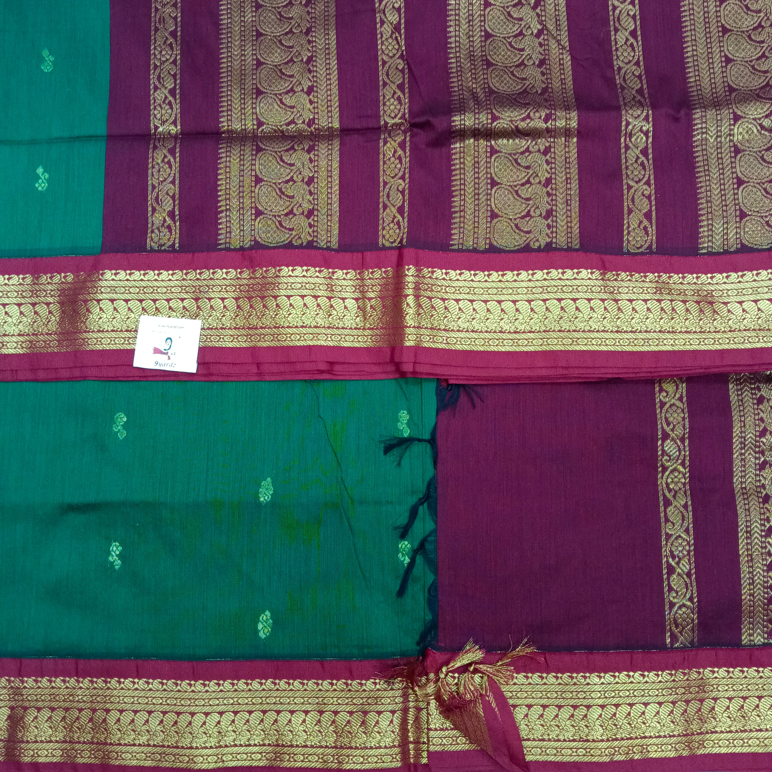 Kalyani Cotton Butta  9.5yards