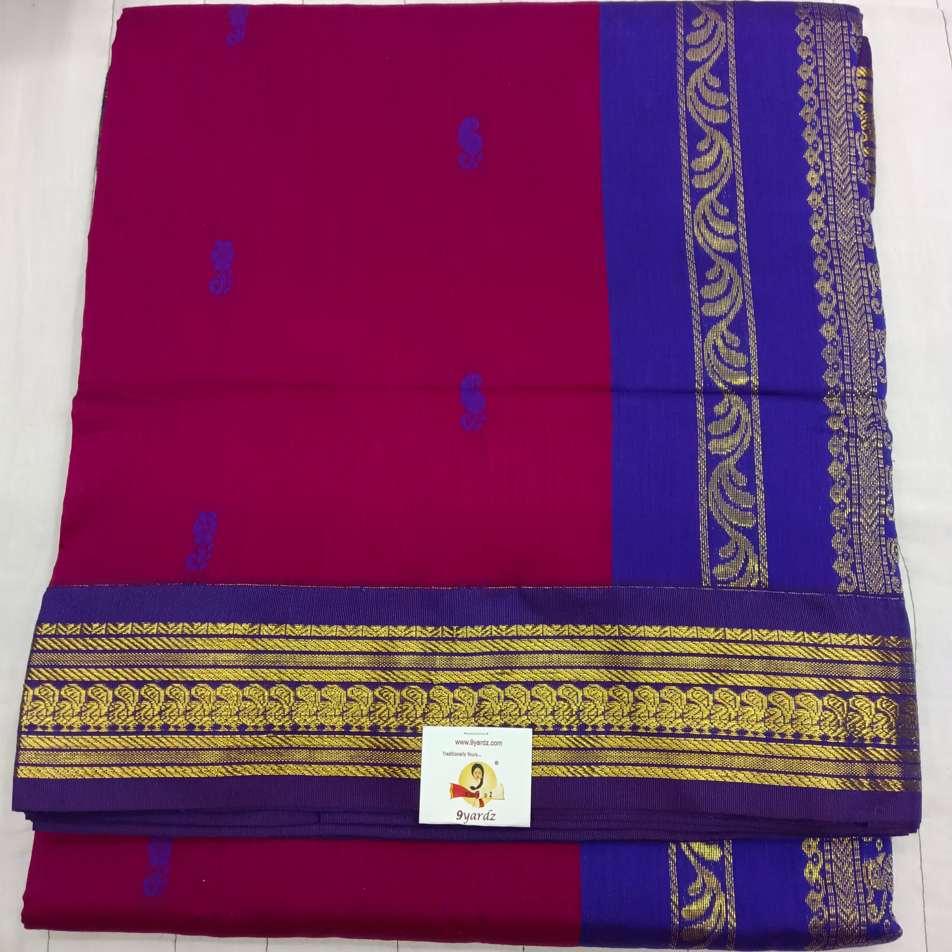 Kalyani Cotton Butta  9.5yards