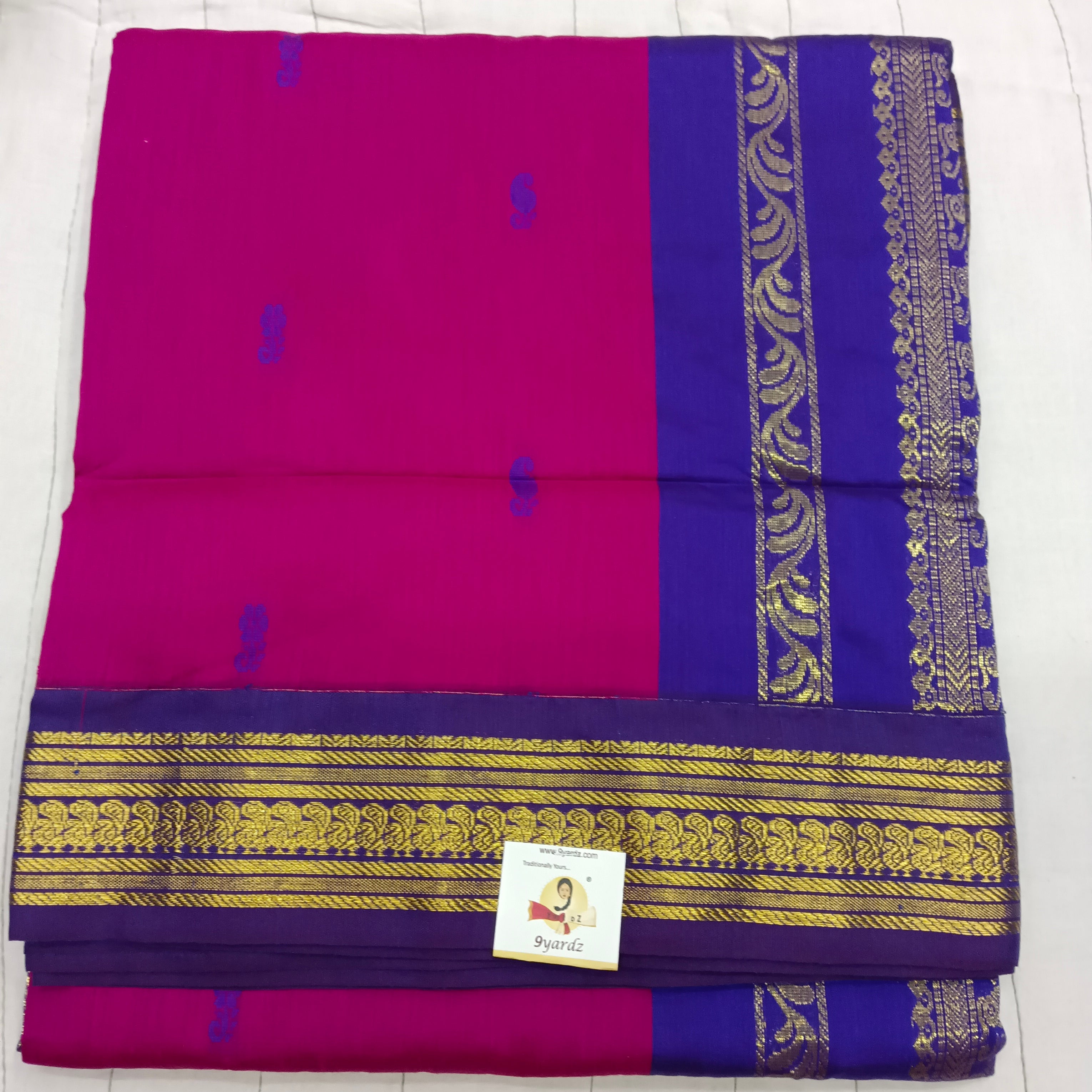 Kalyani Cotton Butta  9.5yards
