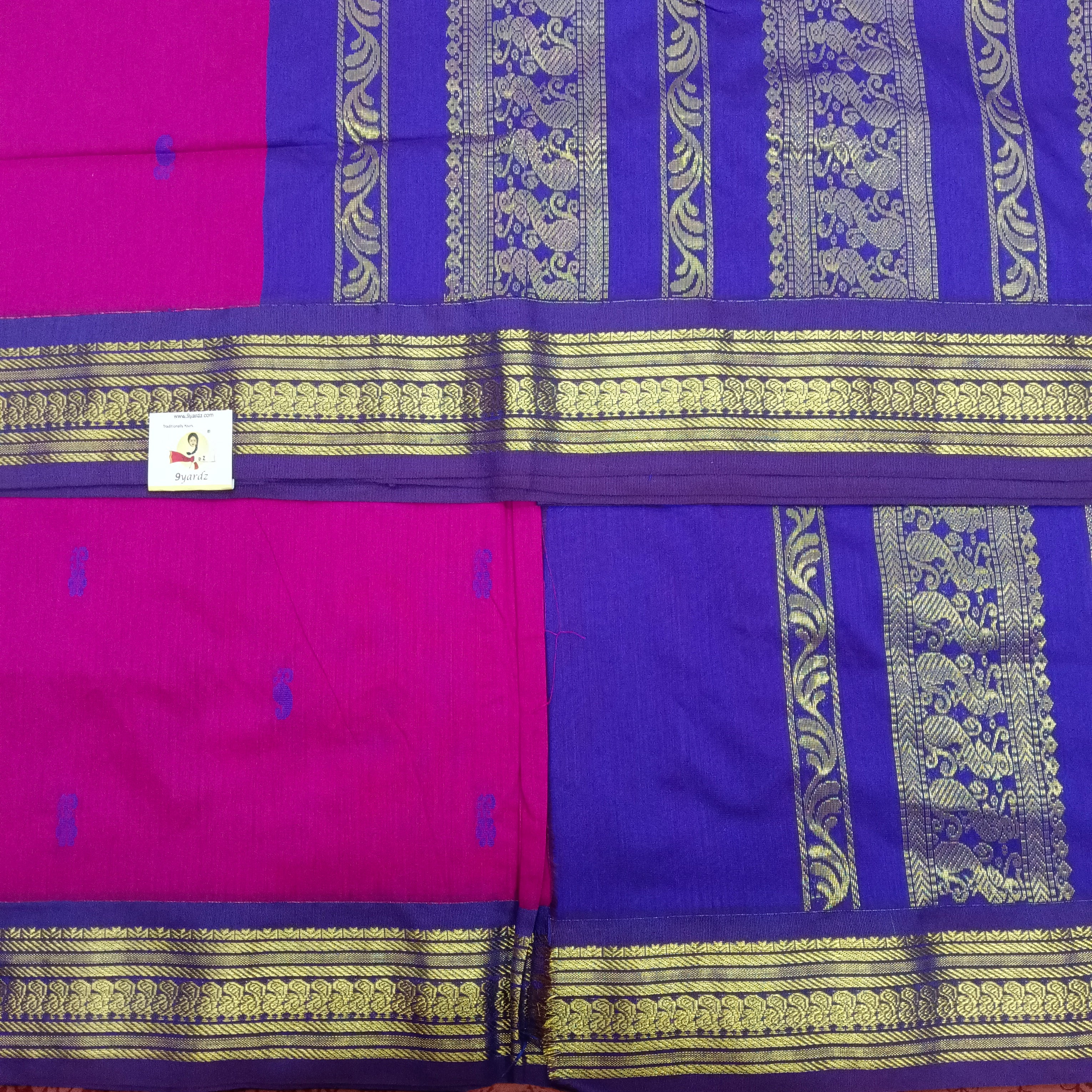 Kalyani Cotton Butta  9.5yards