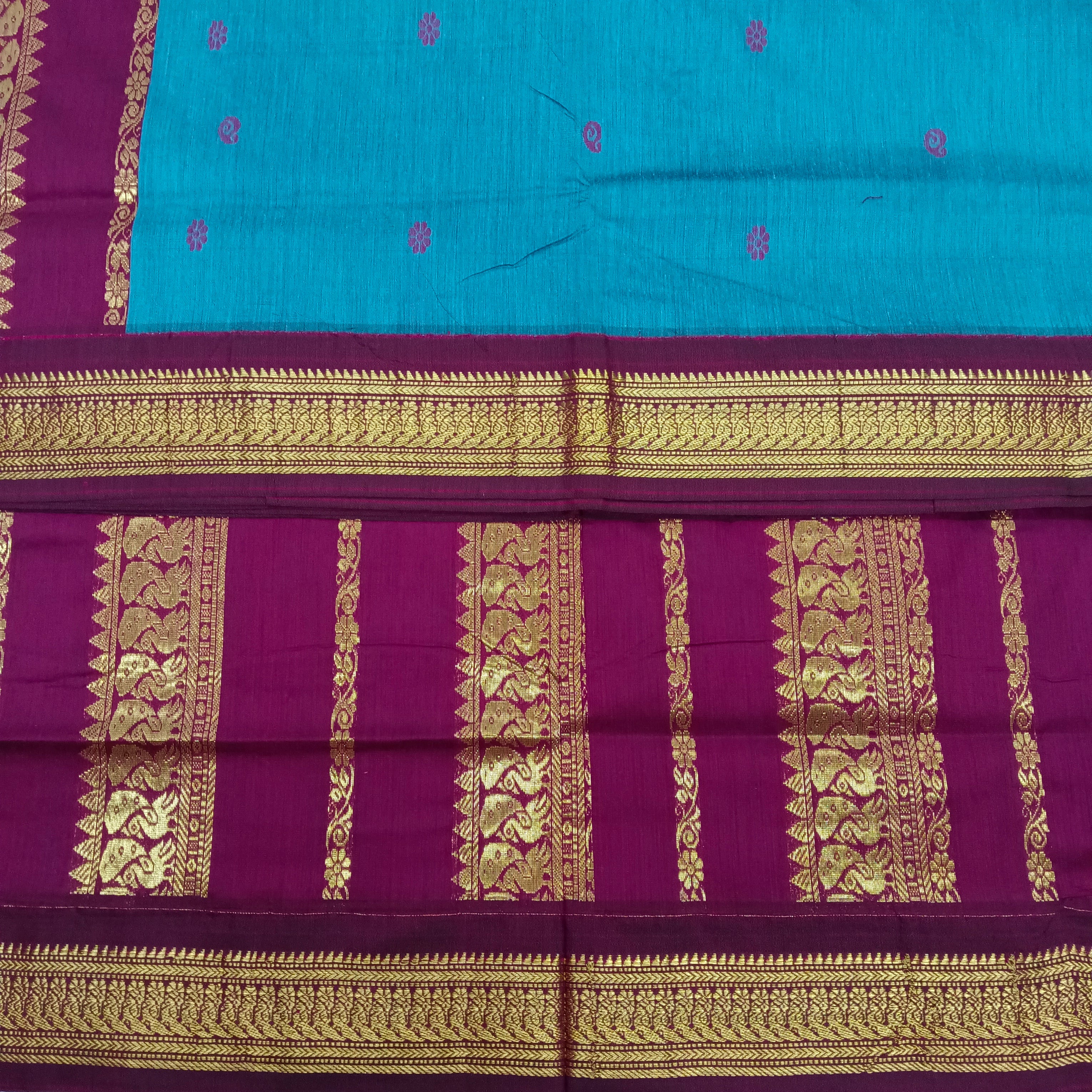 Kalyani Cotton Butta  10.5yards