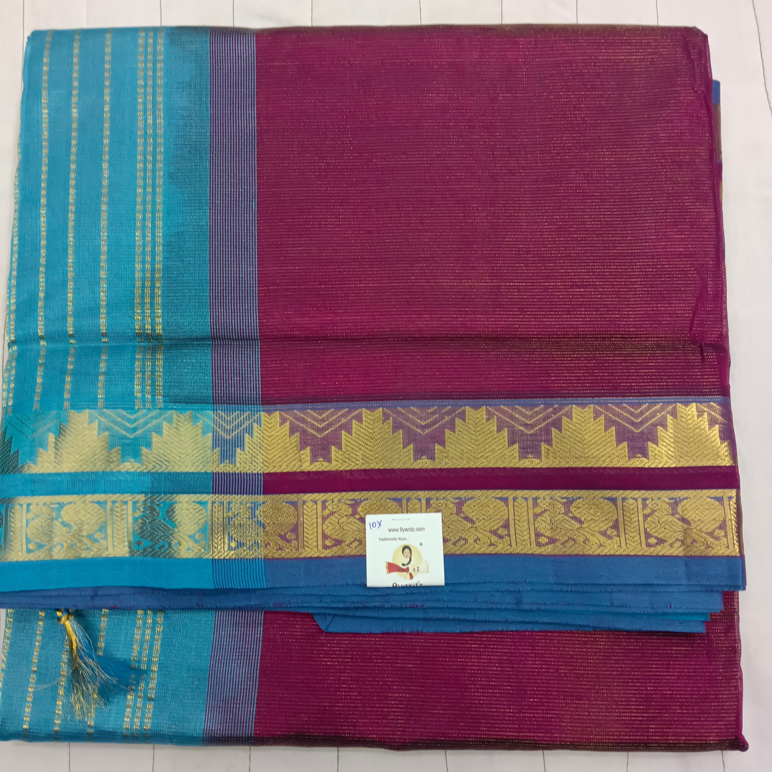 Pure silk cotton Vairaoosi 10yards madisar