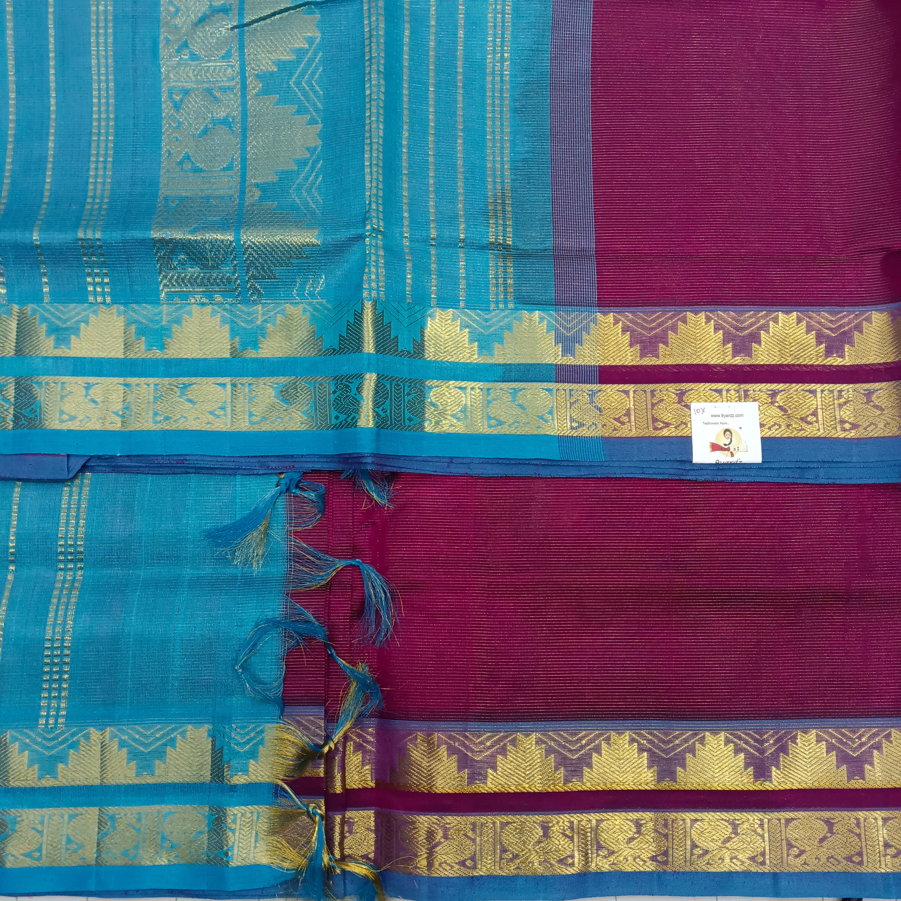 Pure silk cotton Vairaoosi 10yards madisar