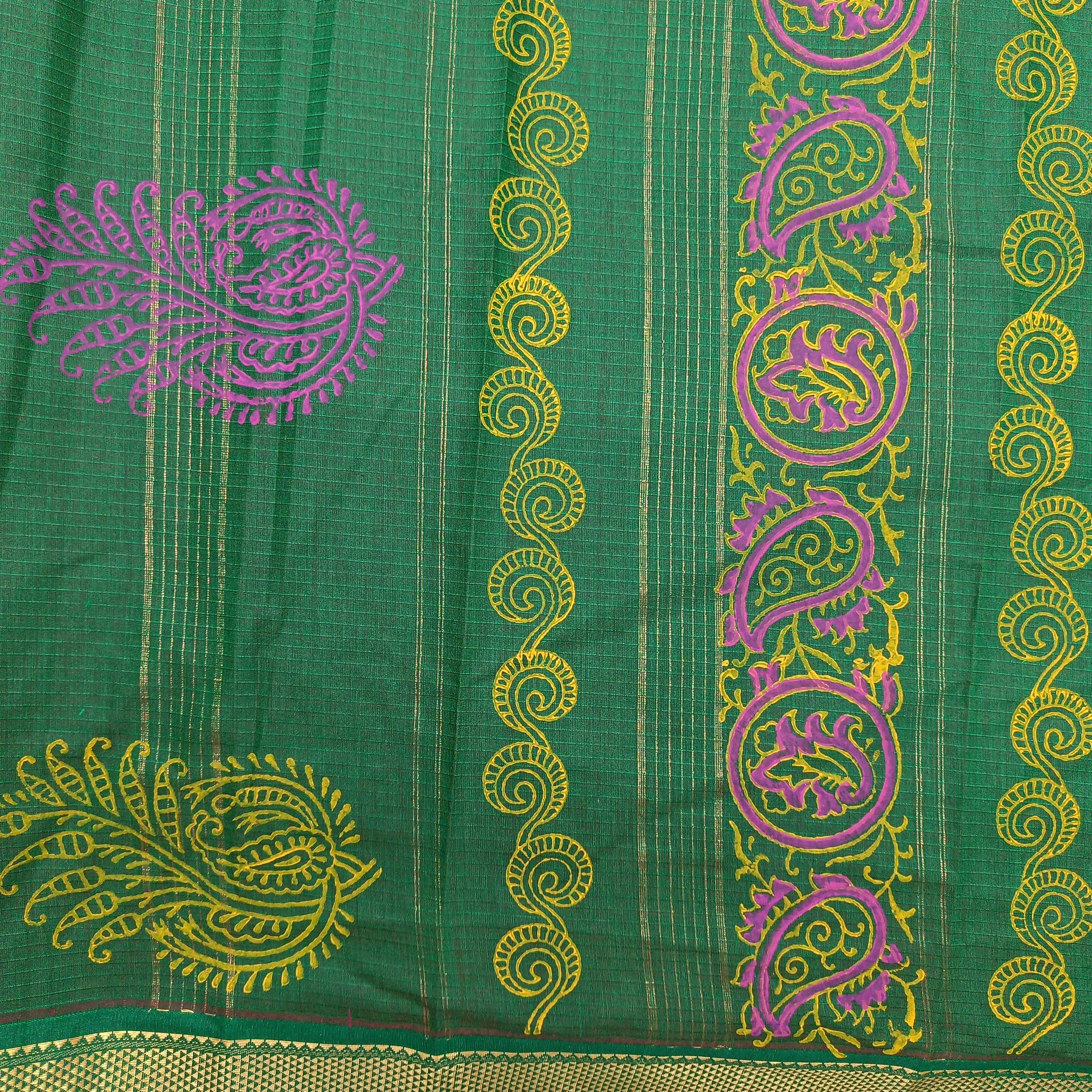 Akshaya cotton printed 10.25 yards madisar