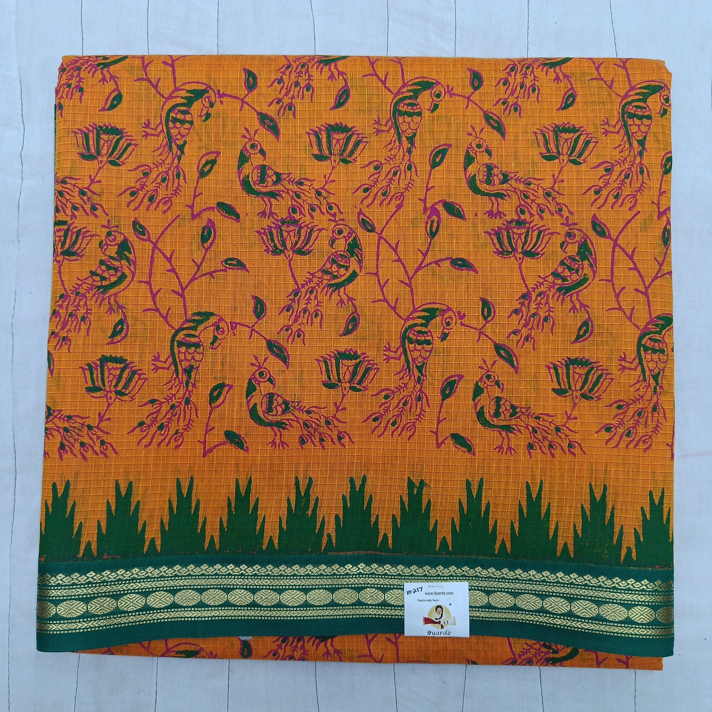 Akshaya cotton printed 10.25 yards madisar