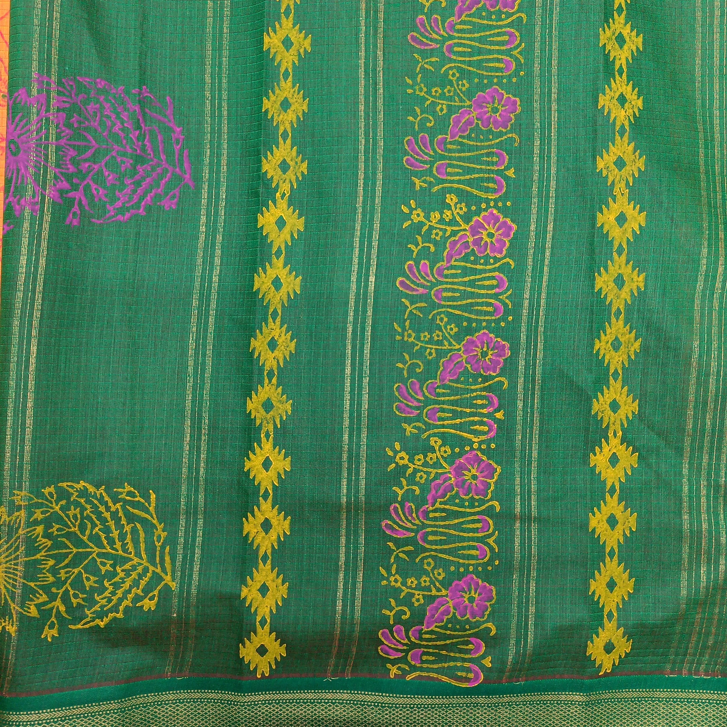 Akshaya cotton printed 10.25 yards madisar