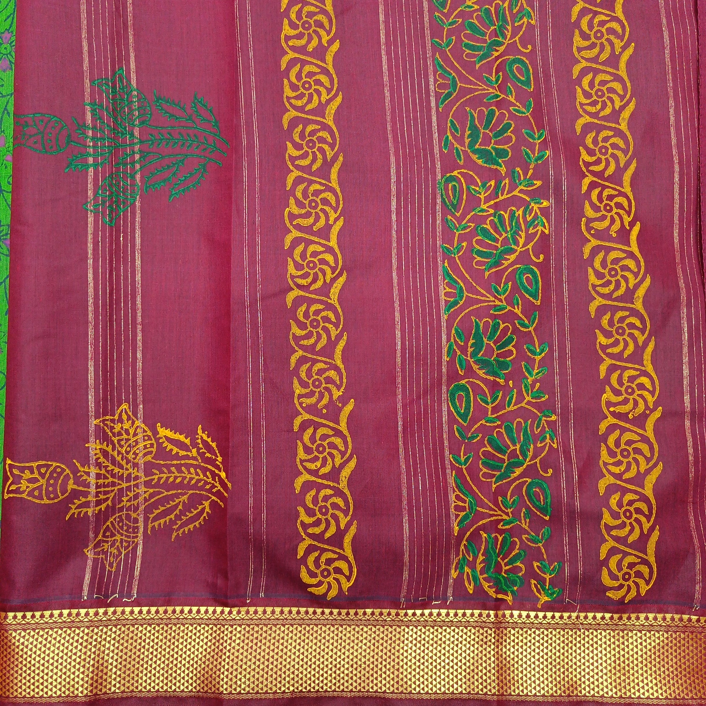 Akshaya cotton printed 10.25 yards madisar
