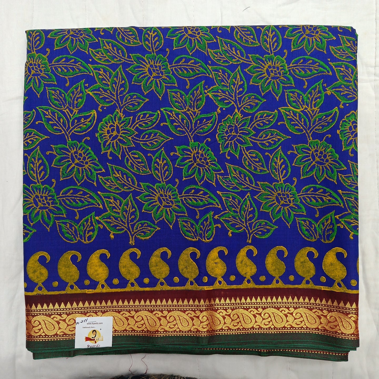 Akshaya cotton printed 10.25 yards madisar