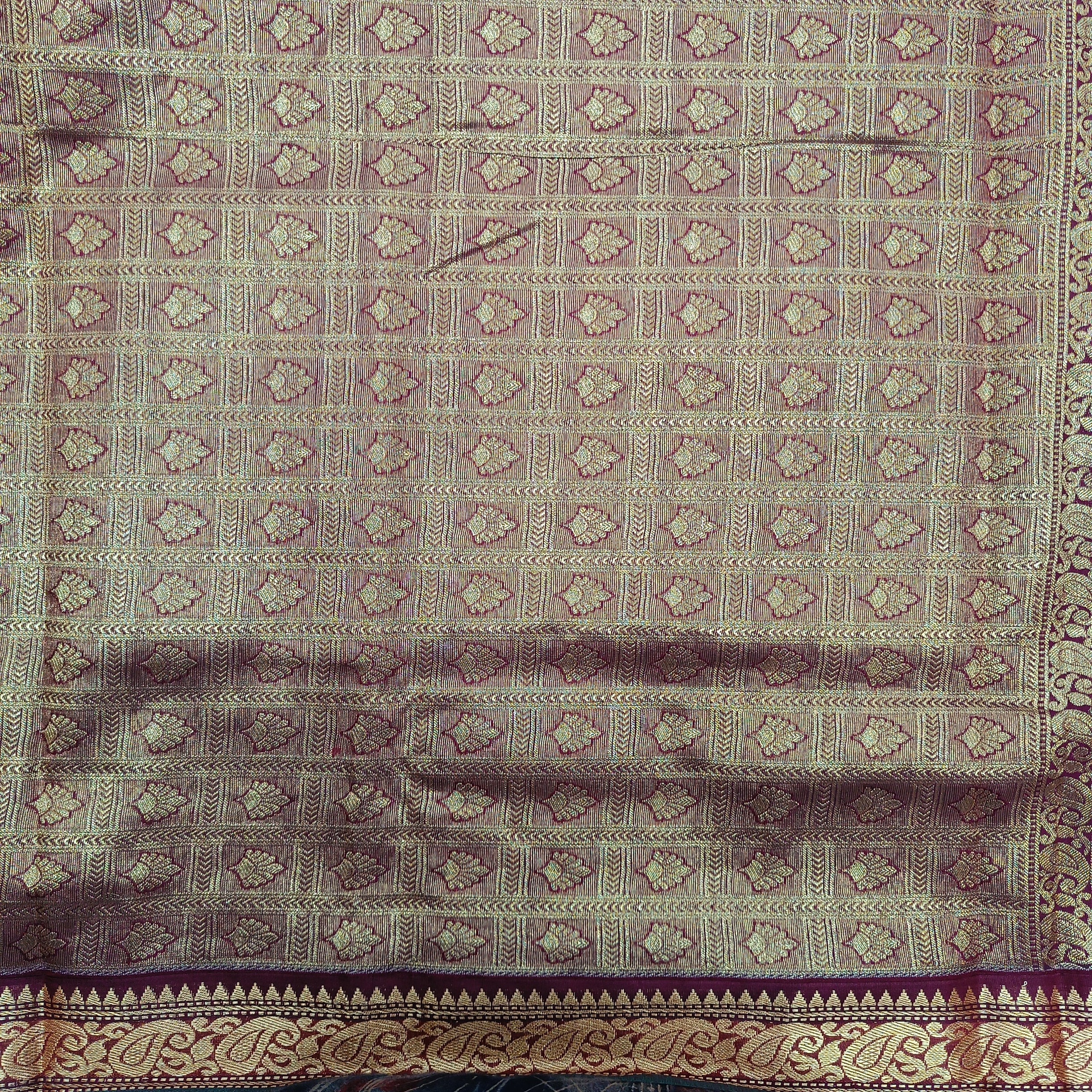 Akshaya cotton printed 10.25 yards madisar
