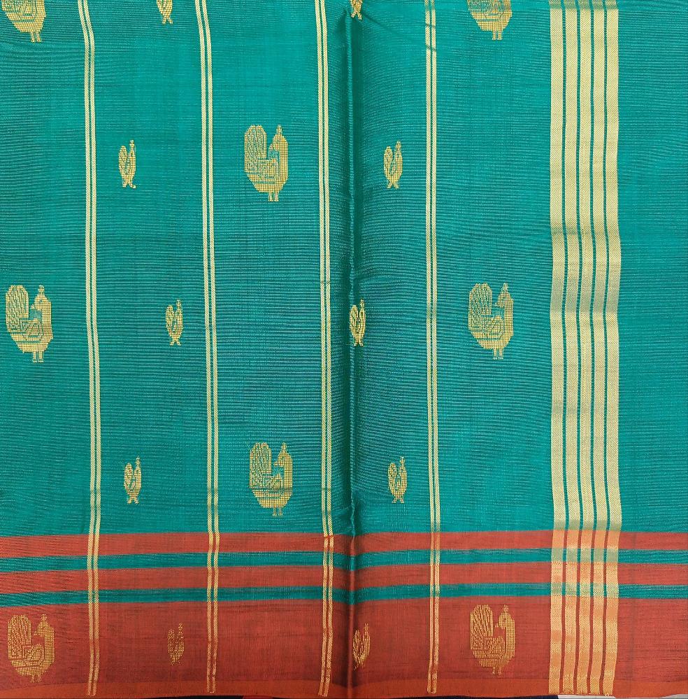 Devendra 10yards Body  Embossed