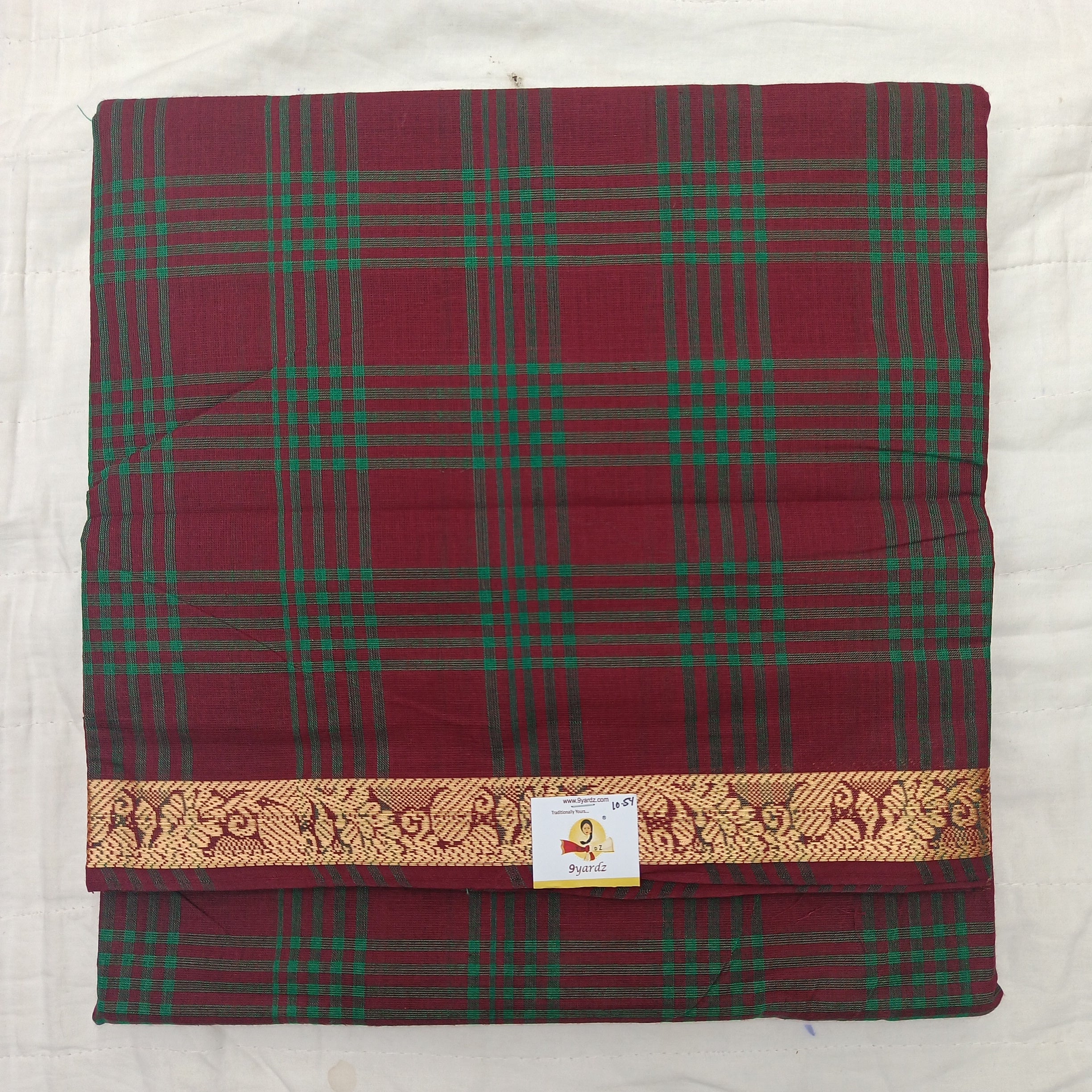 Chettinadu / Karaikudi cotton 10.5 yards madisar