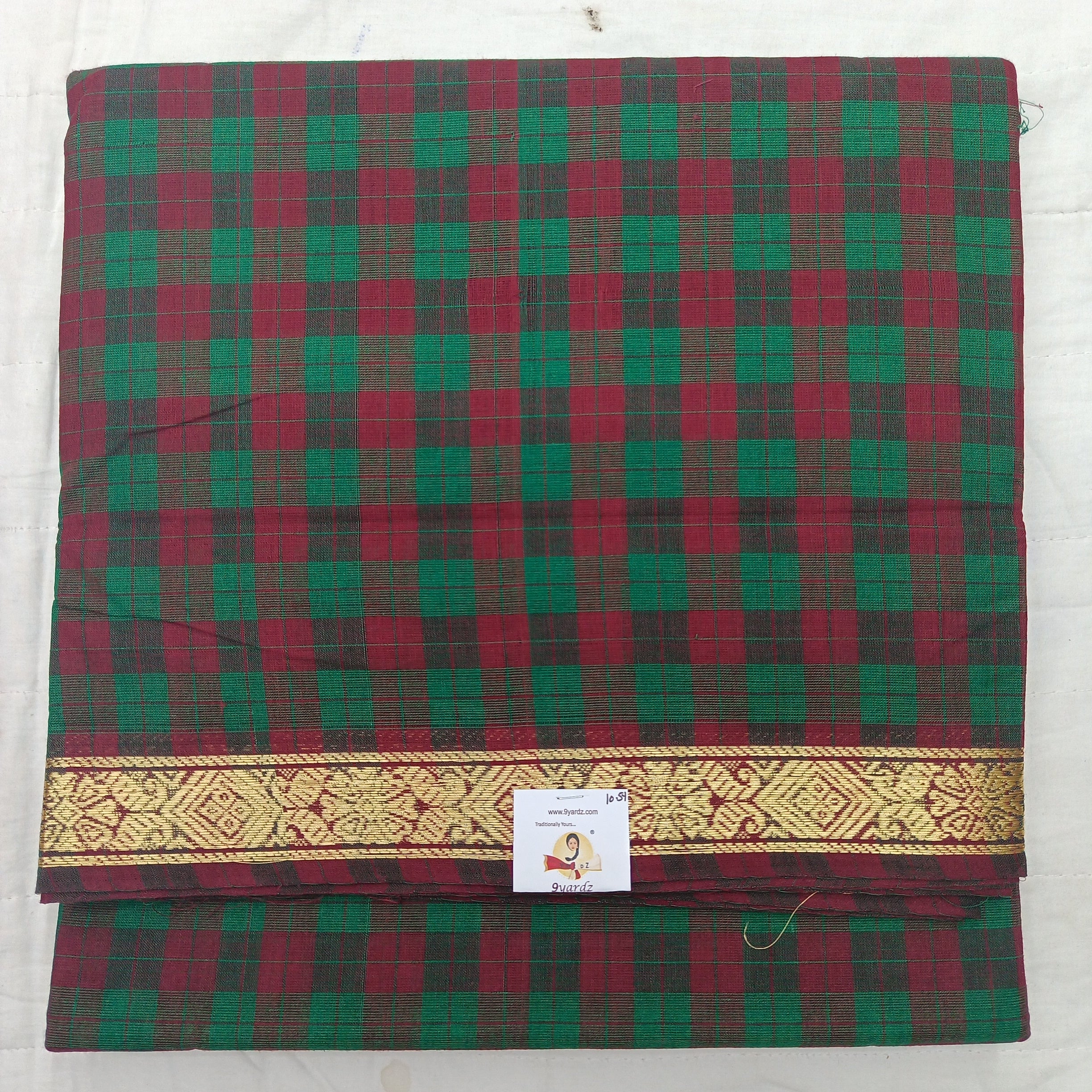 Chettinadu / Karaikudi cotton 10.5 yards madisar