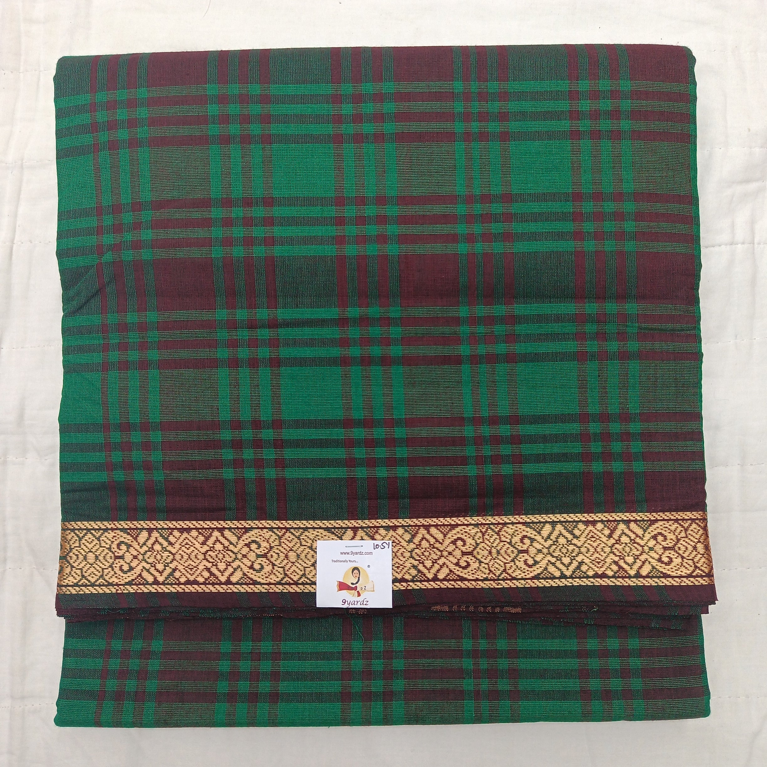 Chettinadu / Karaikudi cotton 10.5 yards madisar