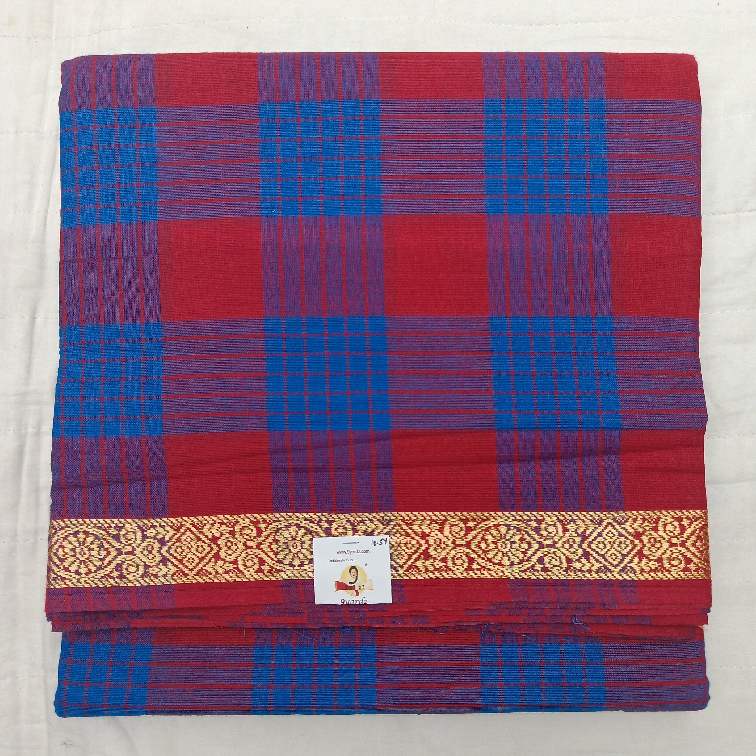 Chettinadu / Karaikudi cotton 10.5 yards madisar