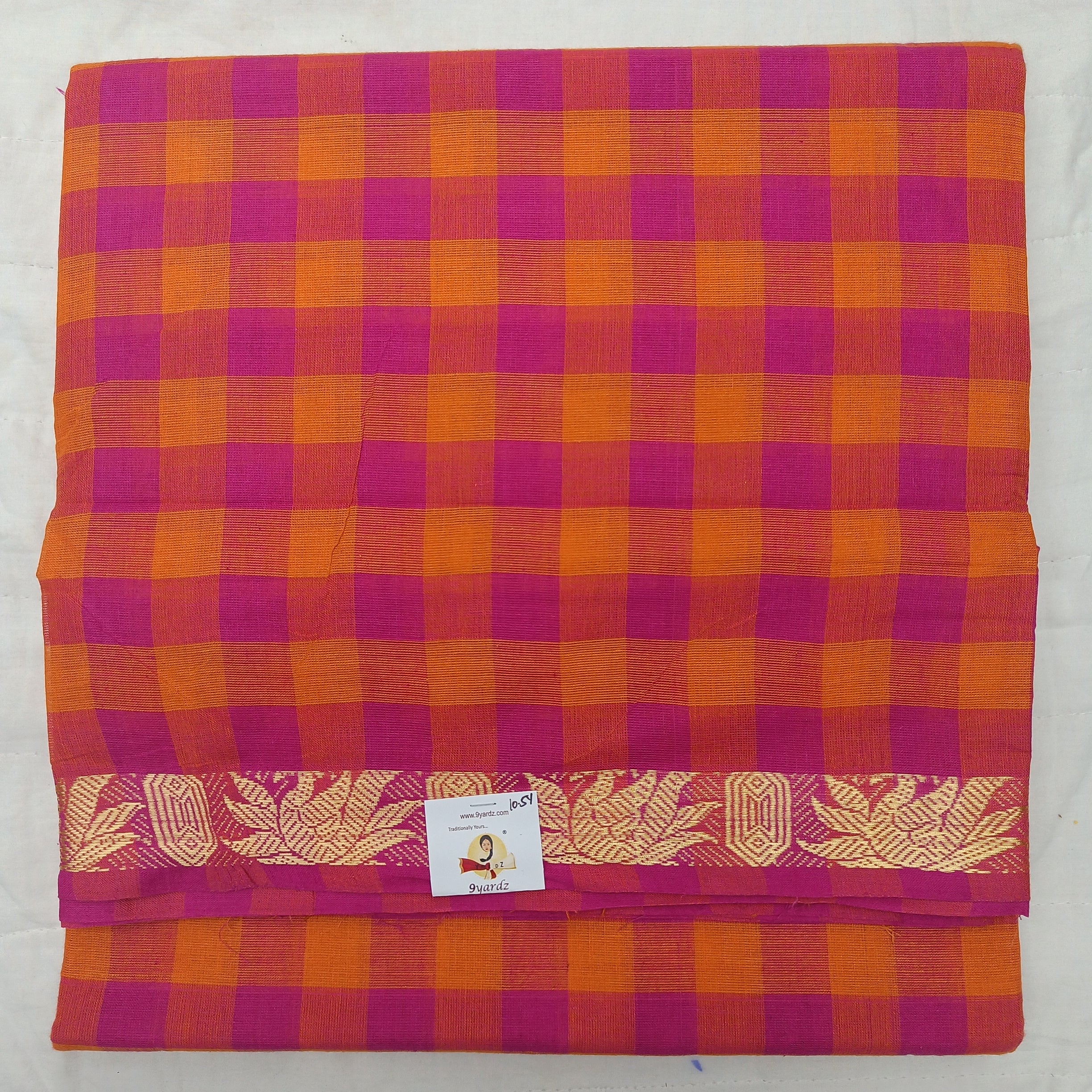 Chettinadu / Karaikudi cotton 10.5 yards madisar