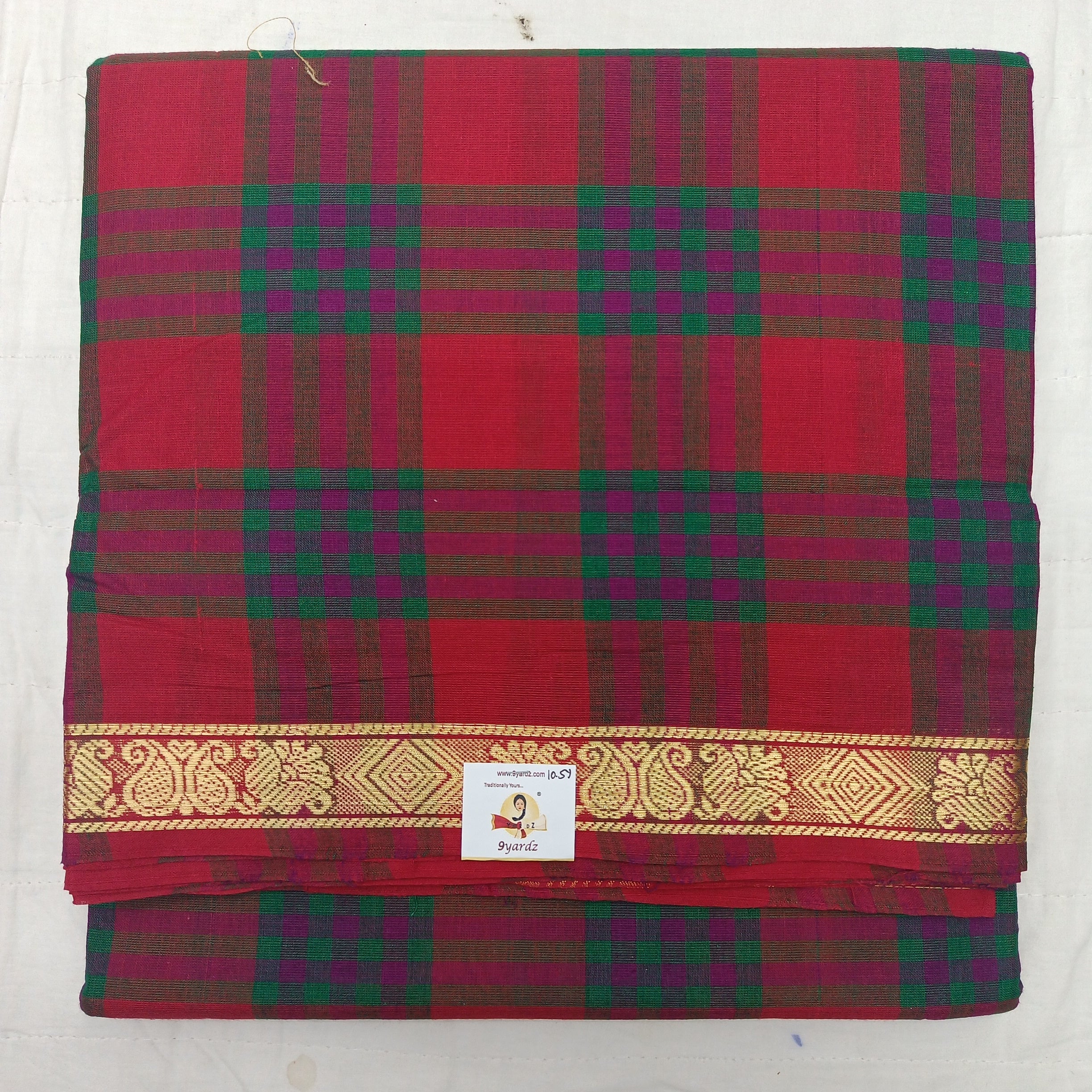 Chettinadu / Karaikudi cotton 10.5 yards madisar